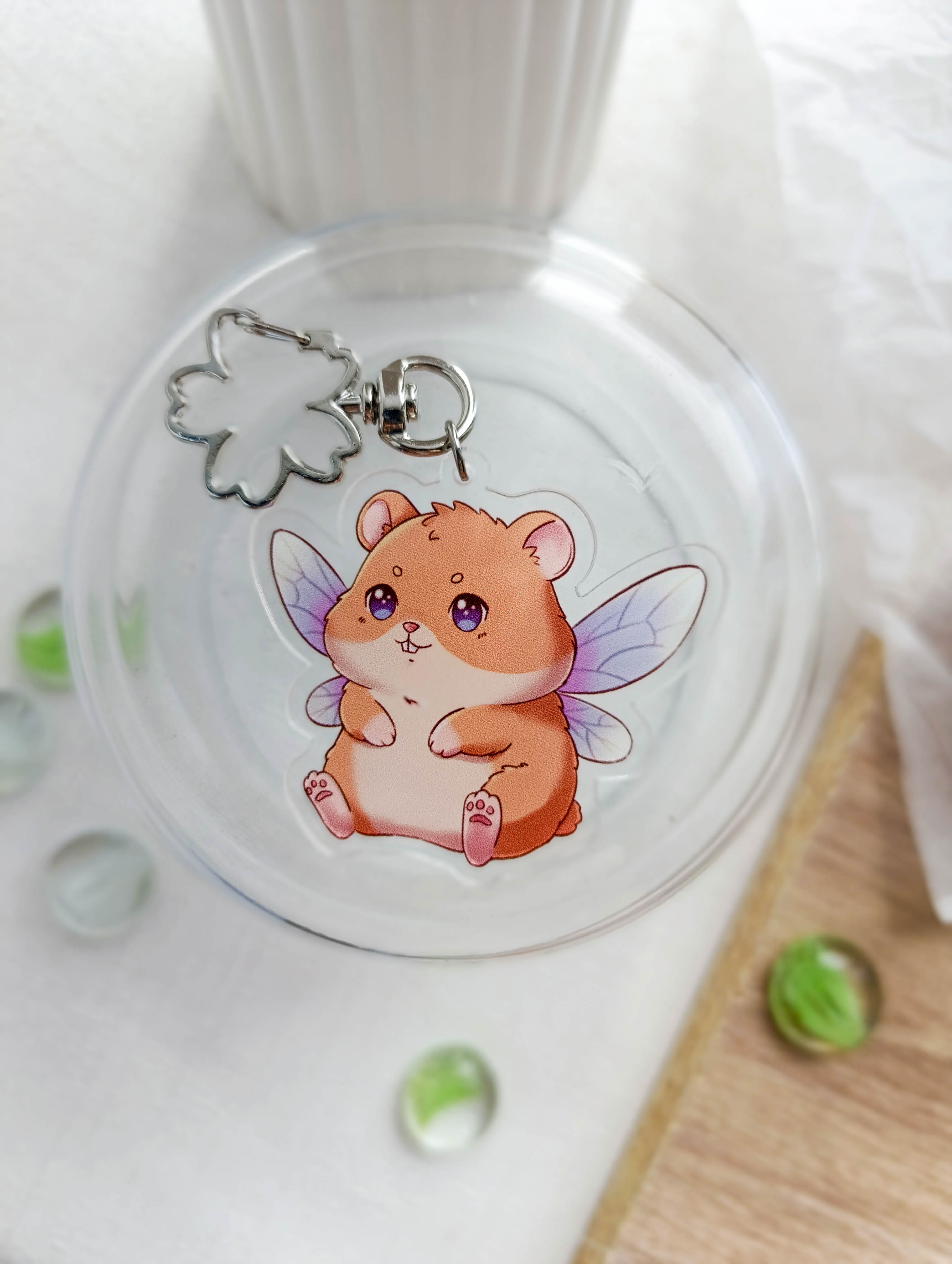 Брелок "Крылатые. Хомяк"