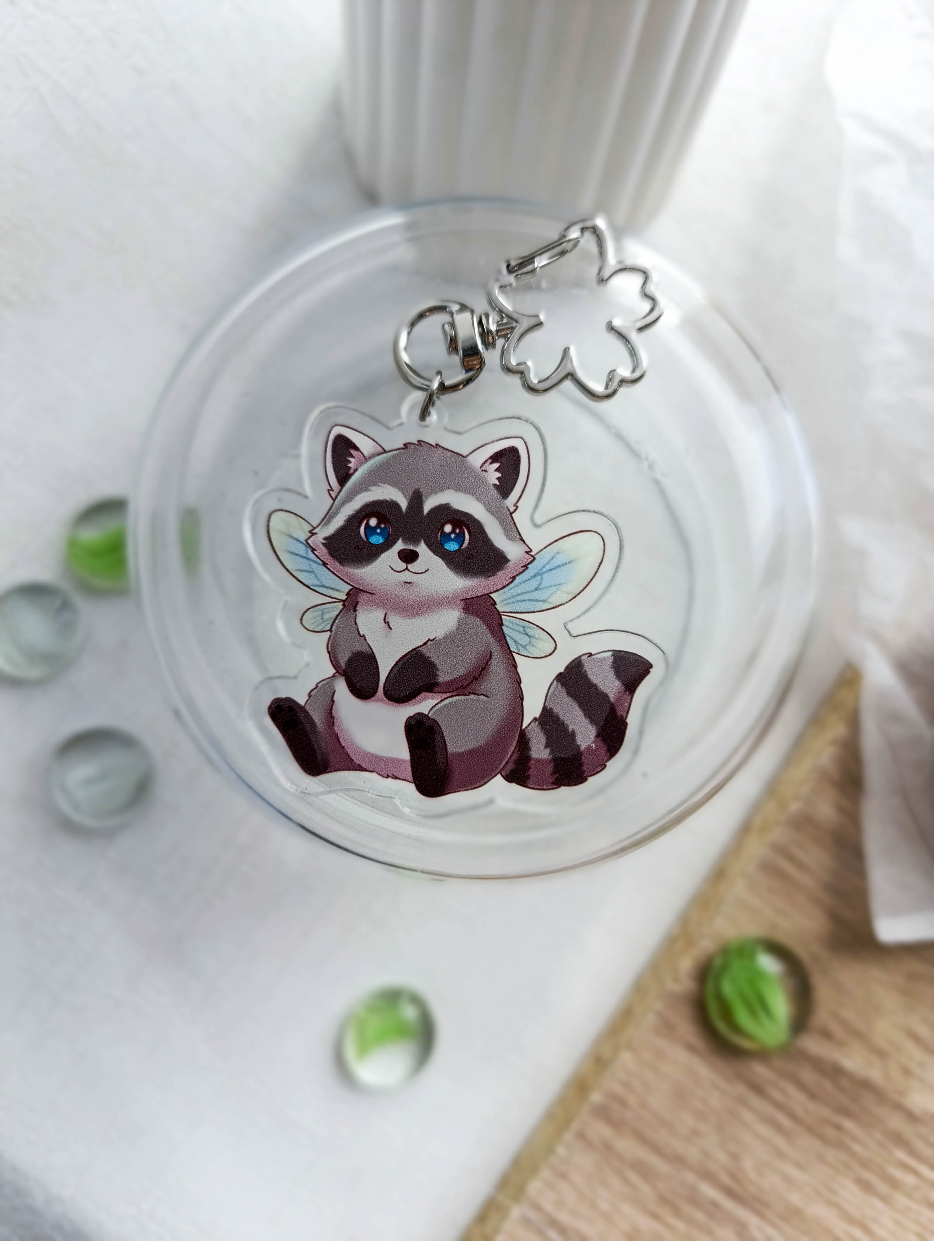 Брелок "Крылатые. Енот"