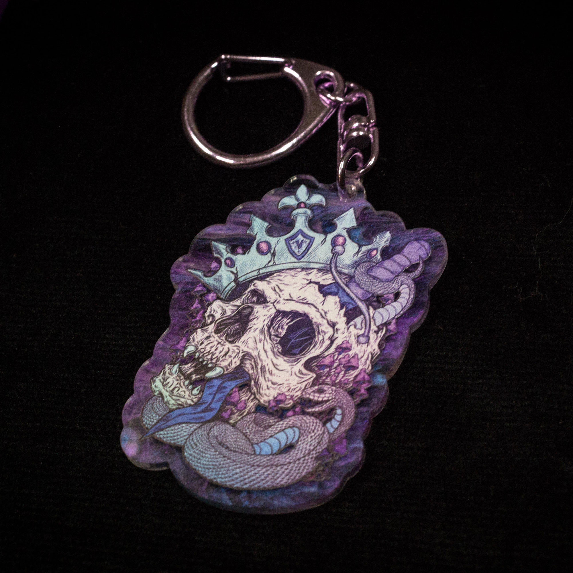 Брелок Череп корона