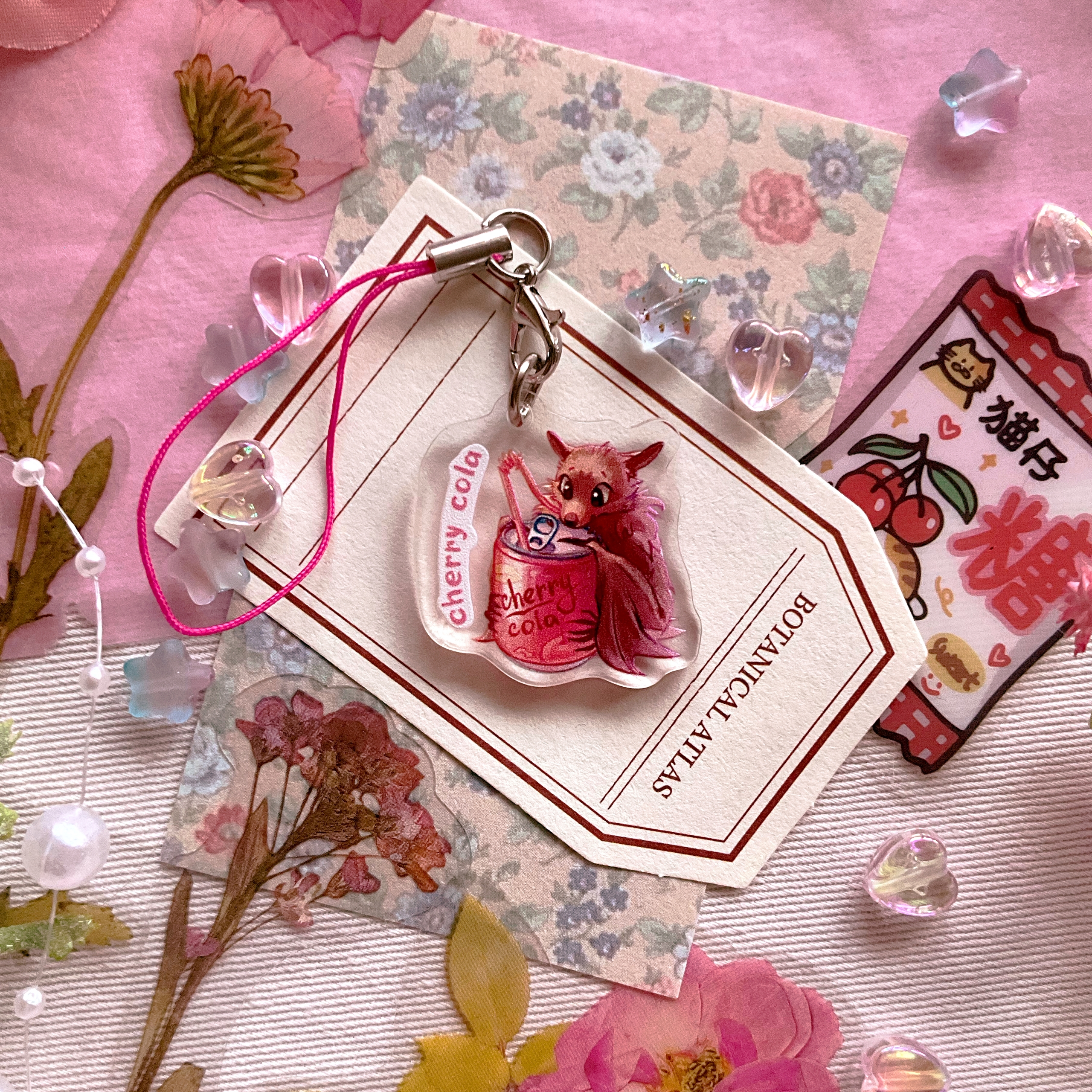 Брелок "Черри кола"