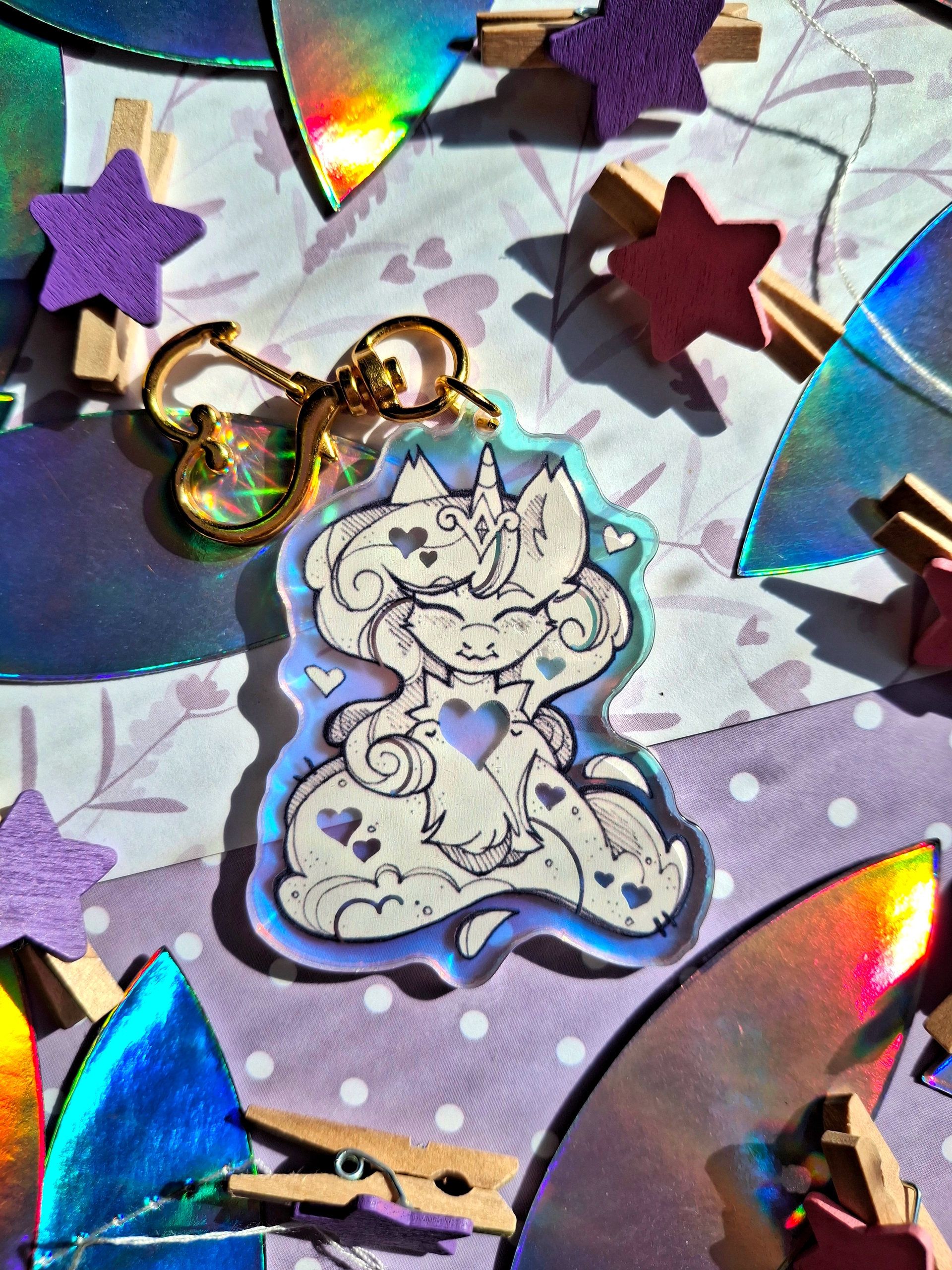 Брелок жемчужный Каденс на облаке