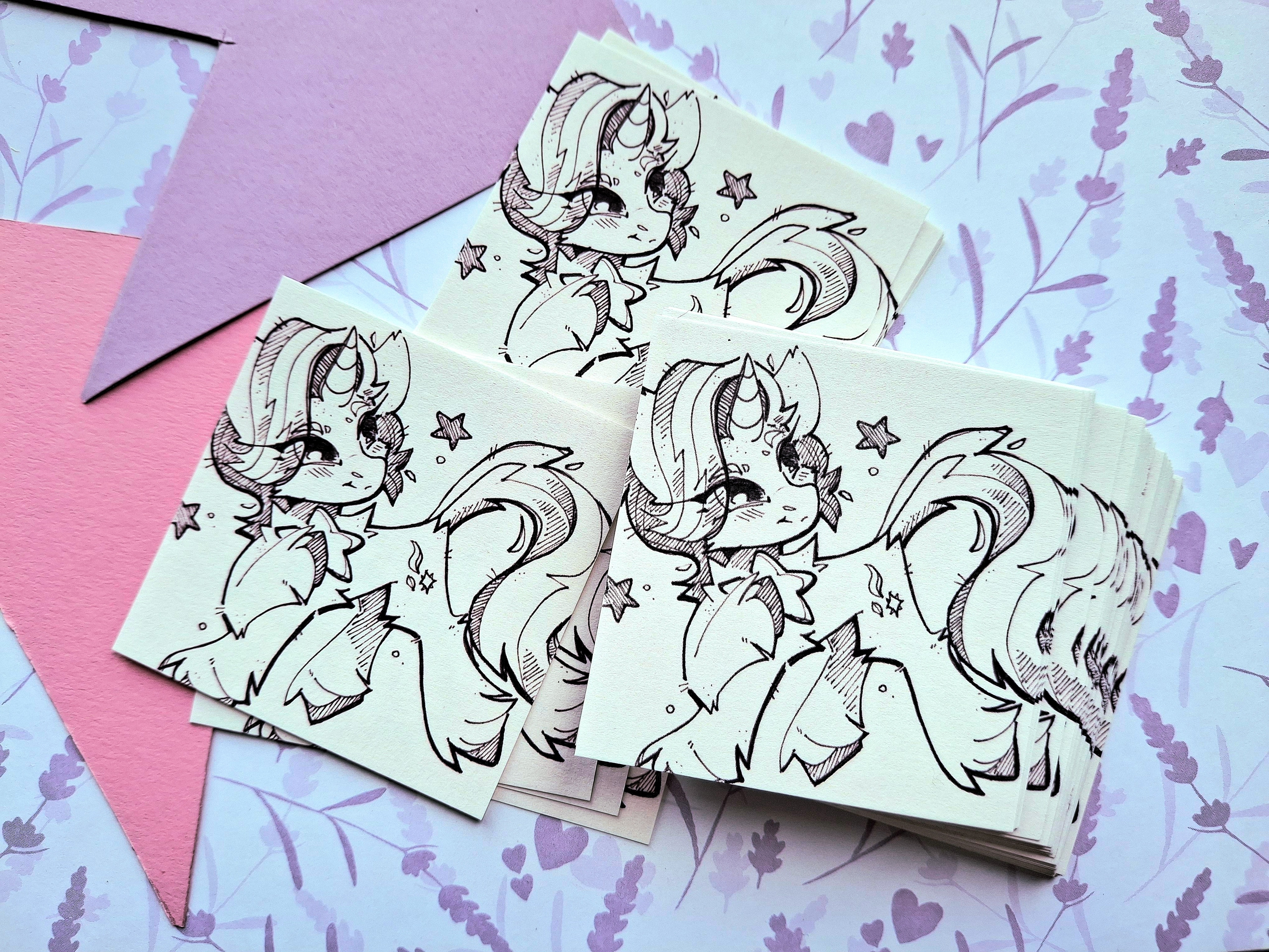 Бумажная наклейка Старлайт