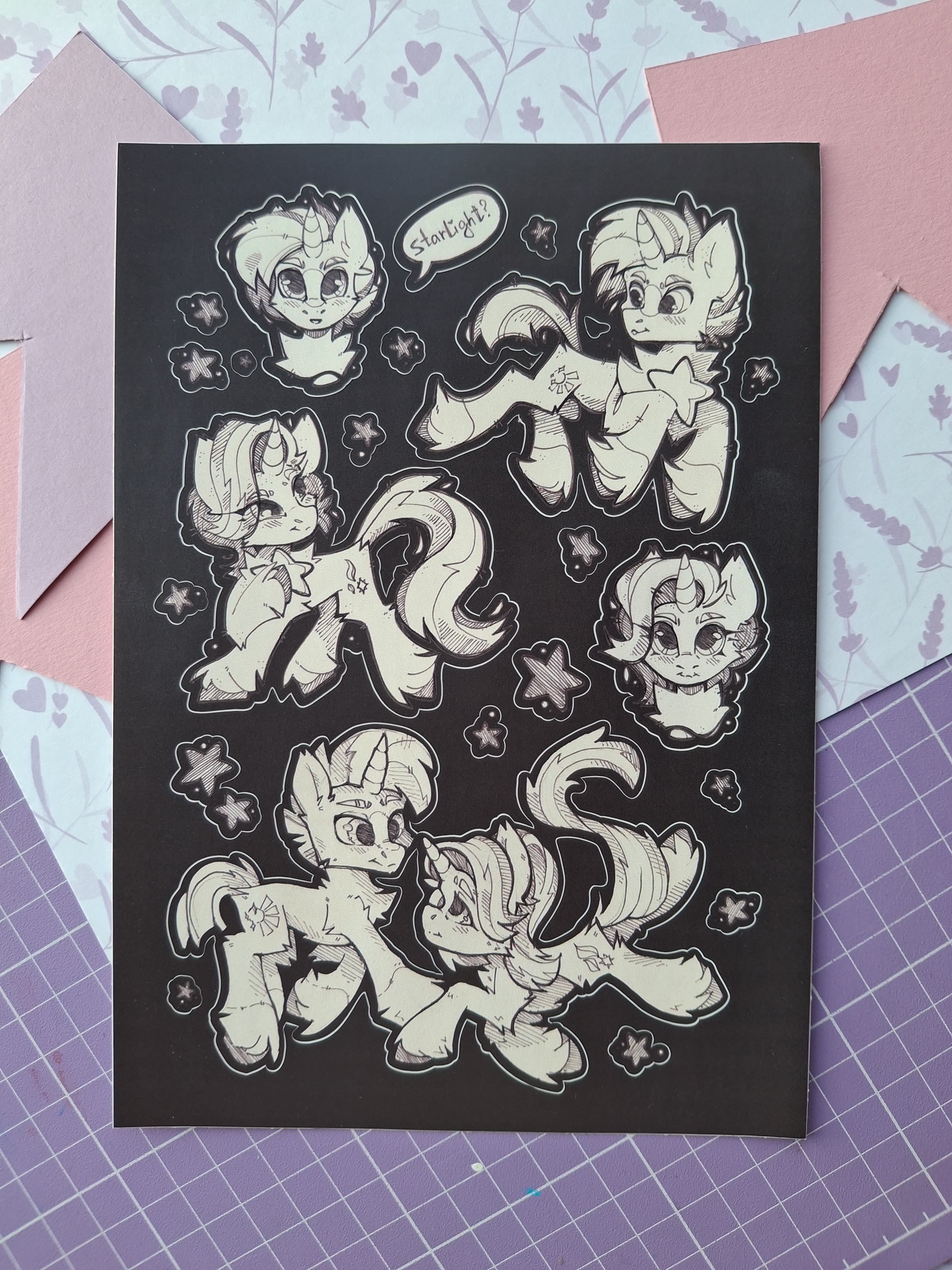 Стикерпак Старлайт и Санберст