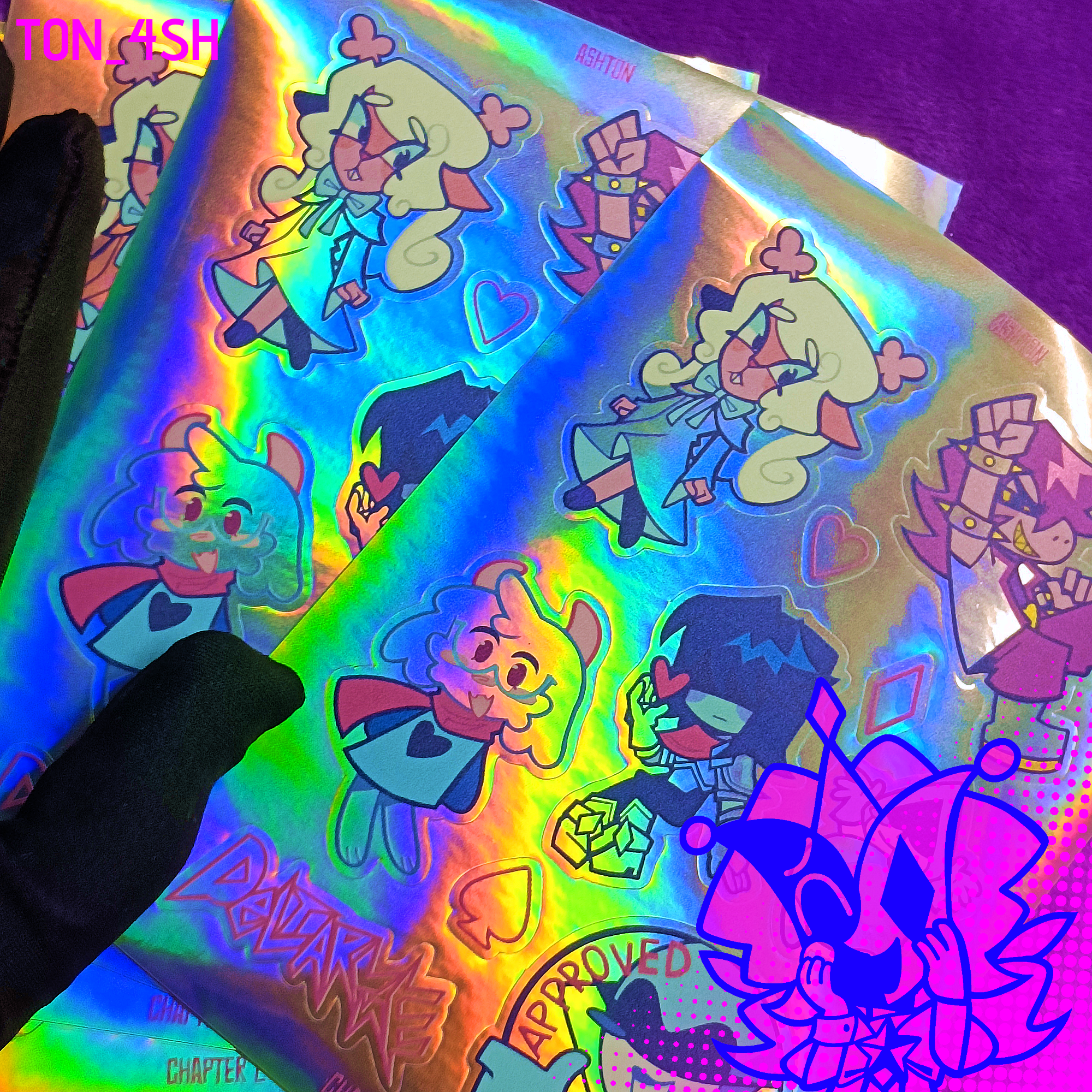 "Deltarune ch.2" голо стикерпак