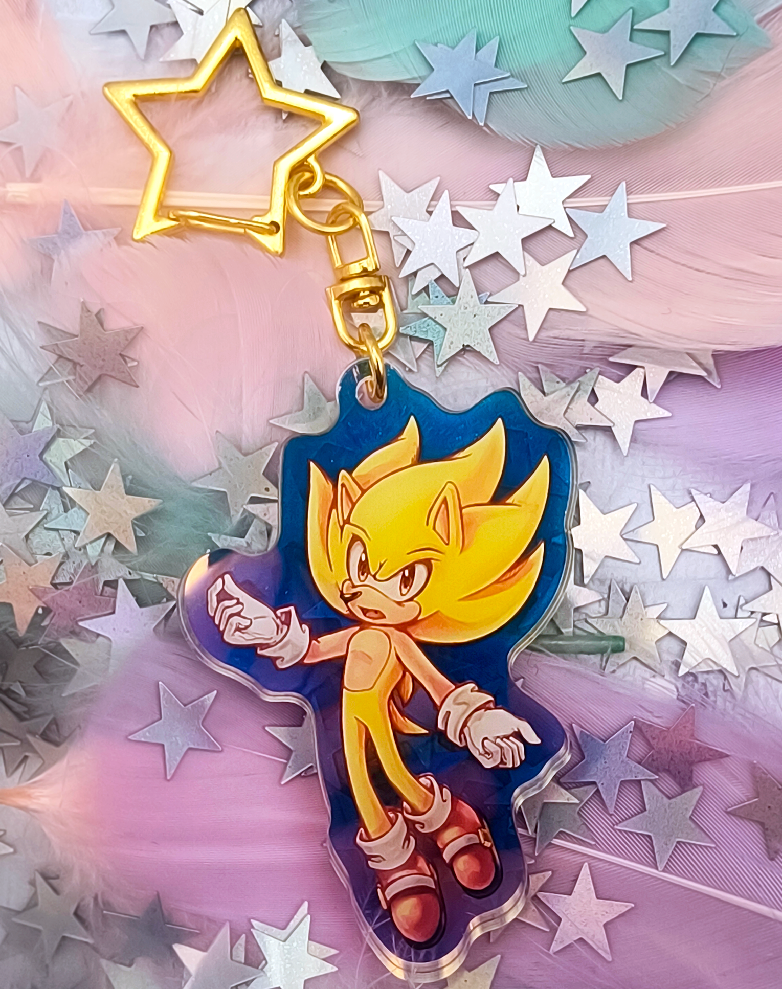 Брелок жемчужный Cупер-Соник