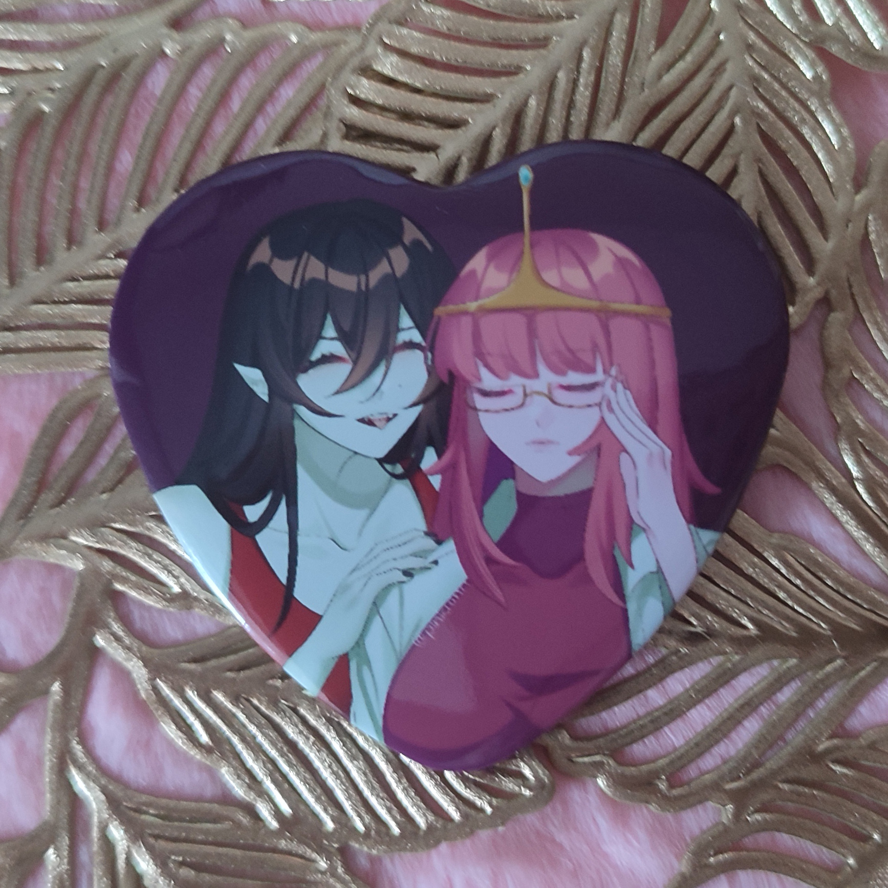 Значок "Марселин и Бубльгум"