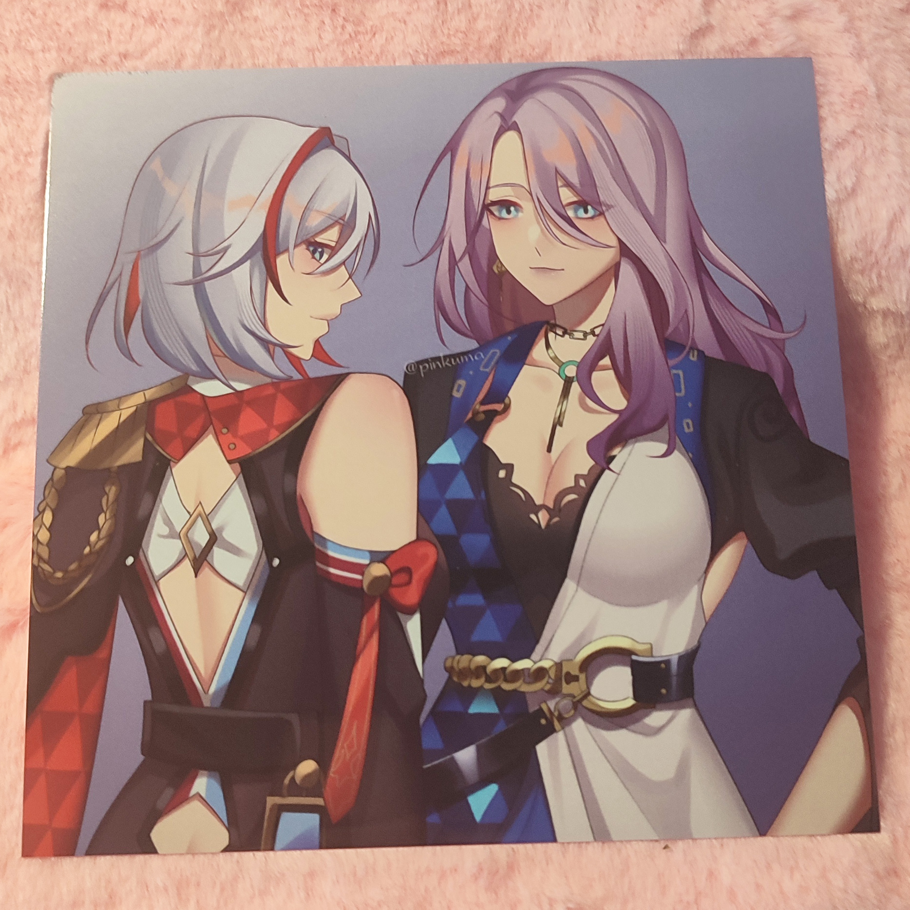 Открытка квадратная "Топаз и Яшма"