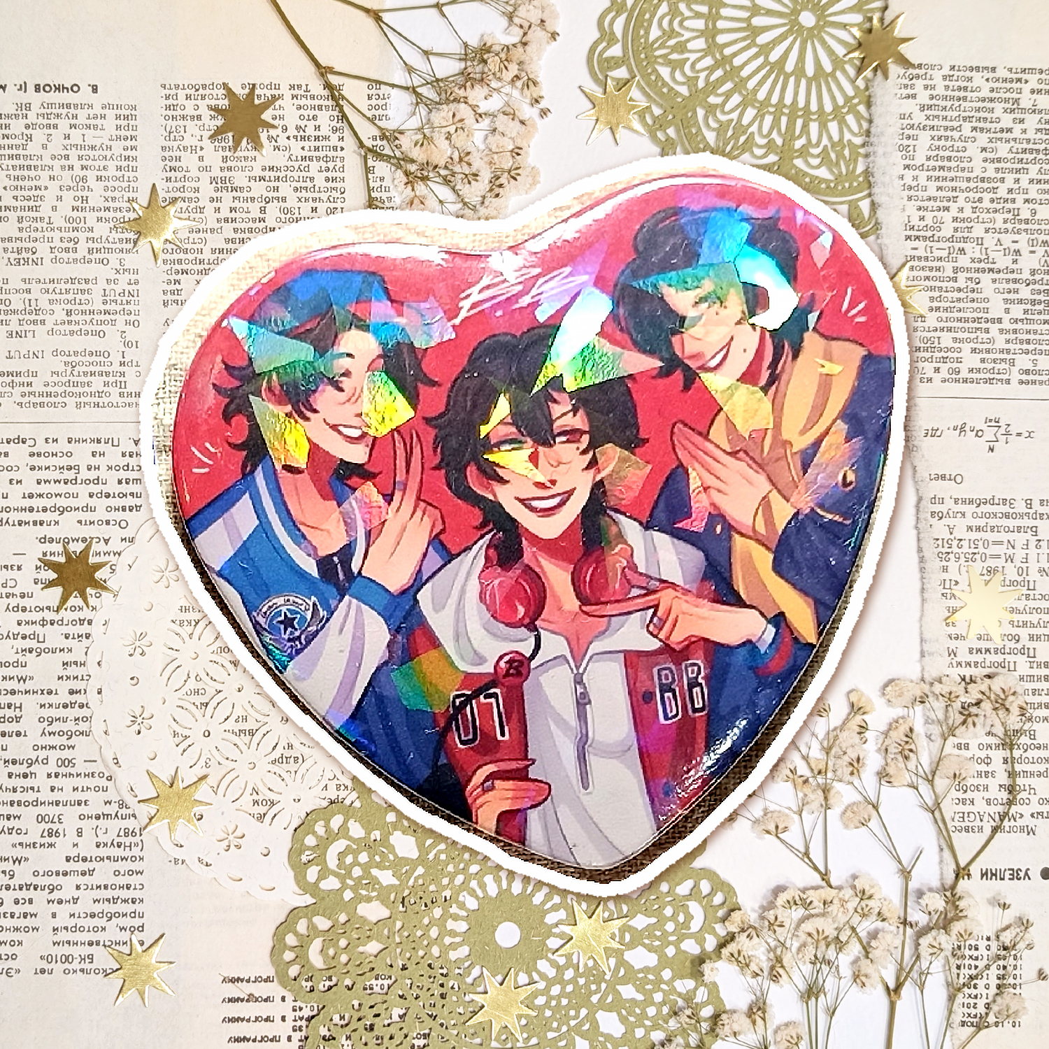 Значок-сердце "Гипмик BB"