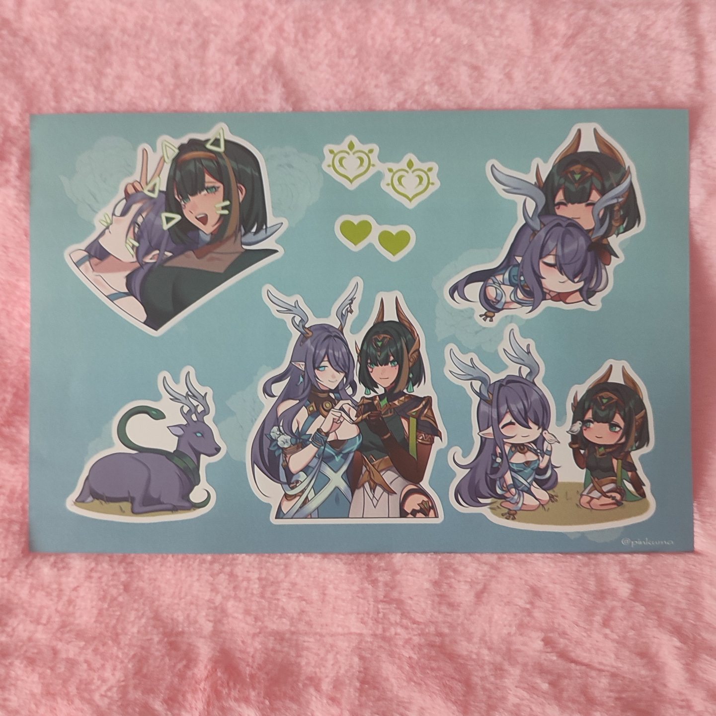 Стикерпак А5 "Нефер и Лаума"