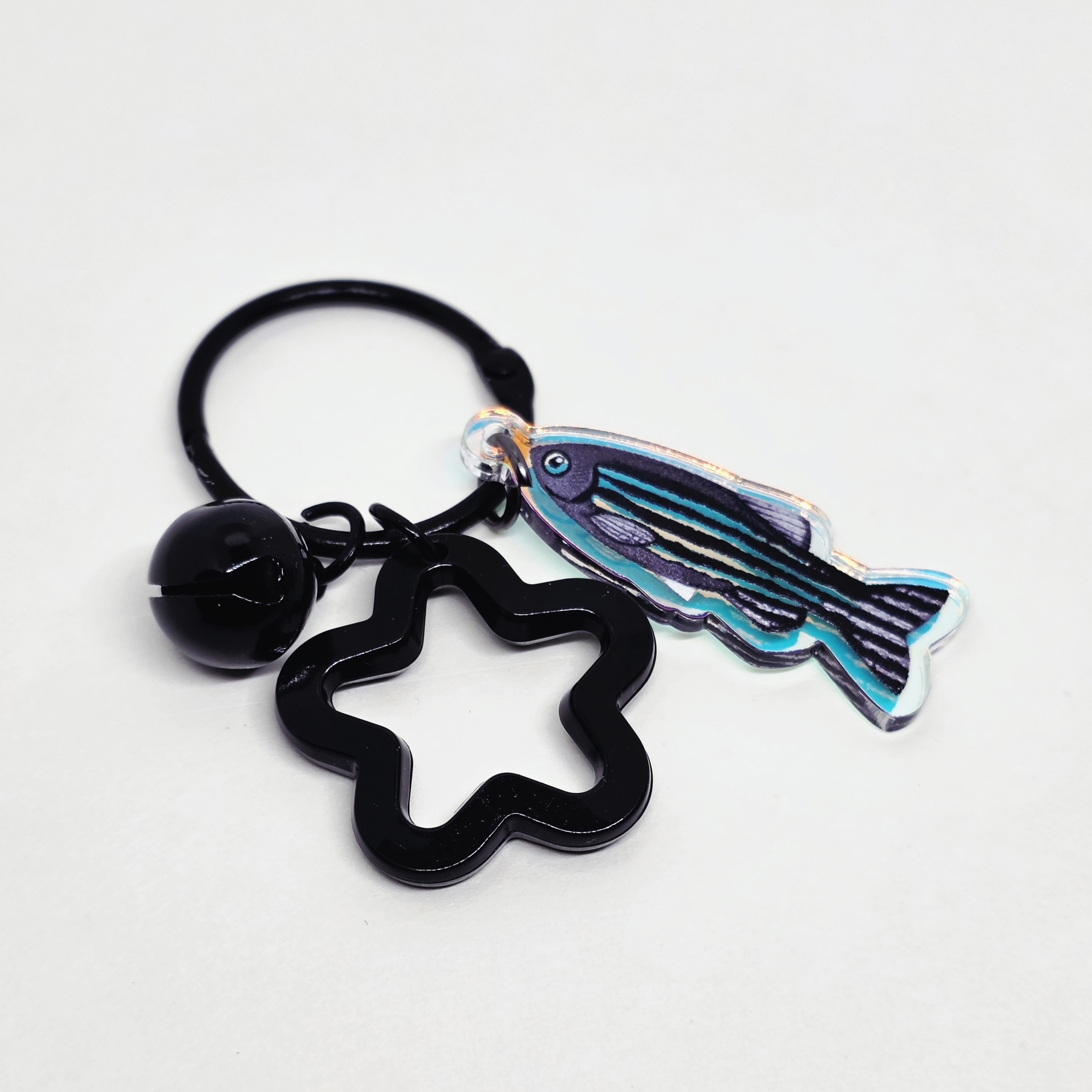 Брелок 4см неон