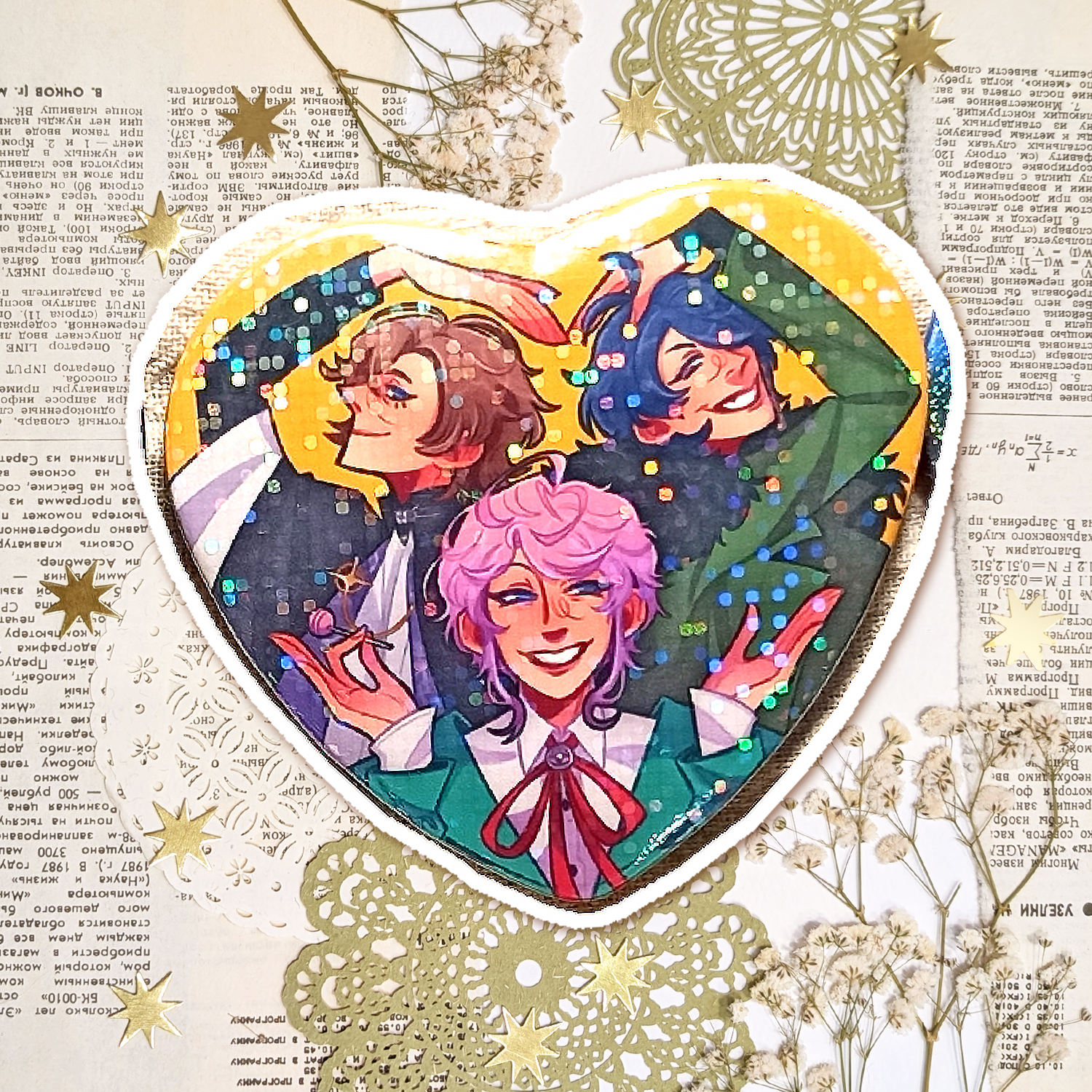 Значок-сердце "Гипмик FP"