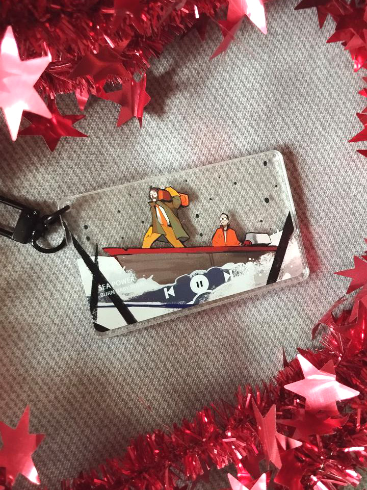 Брелок 8см Лодка