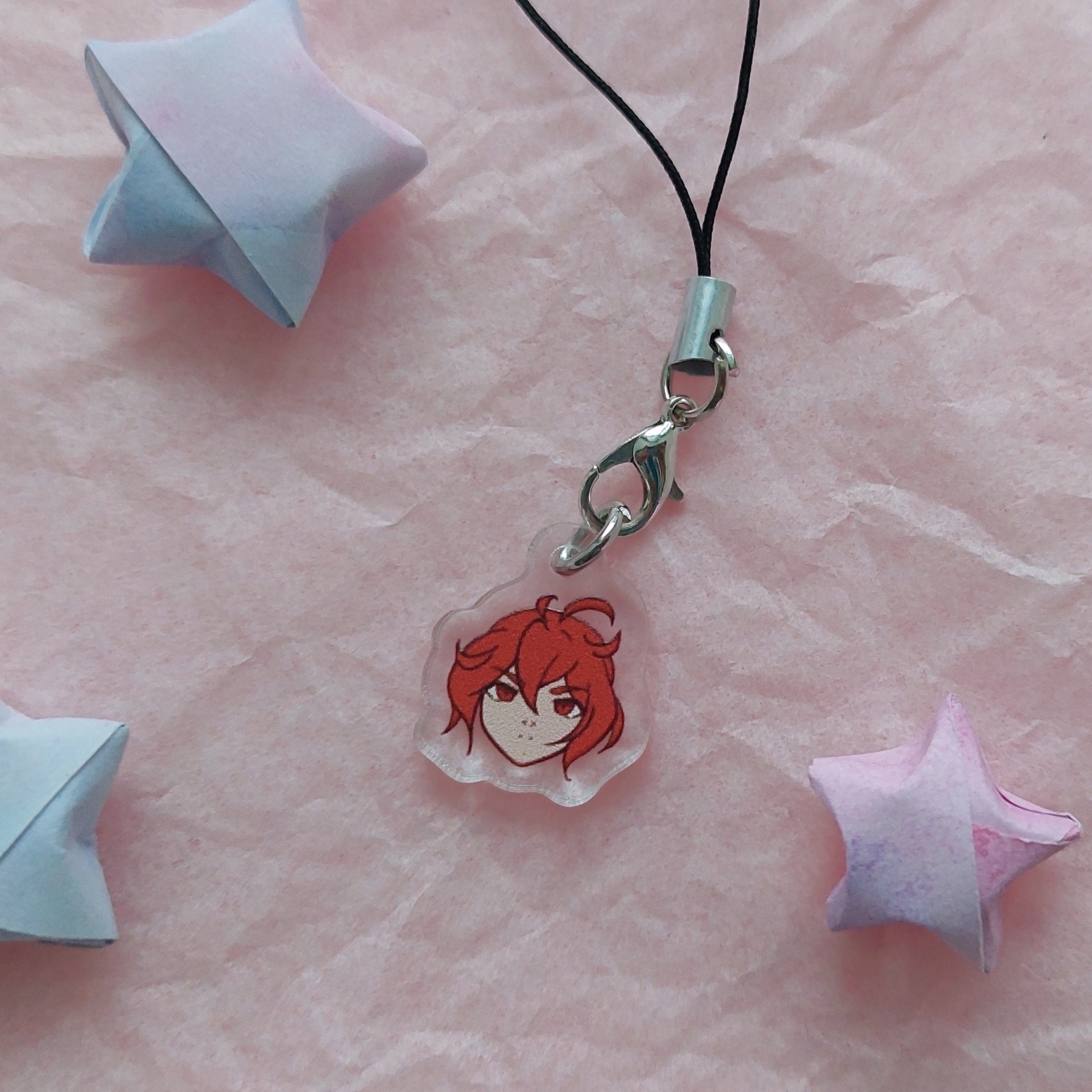 Брелок Дилюк голова