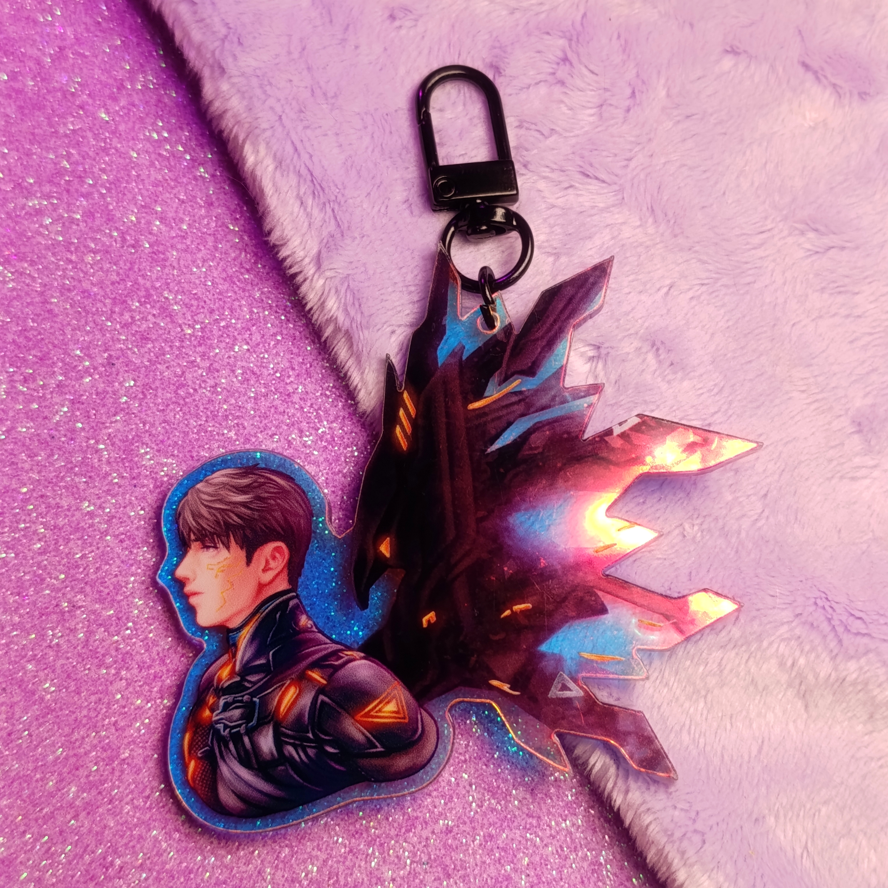 Брелок Калеб жемчужный