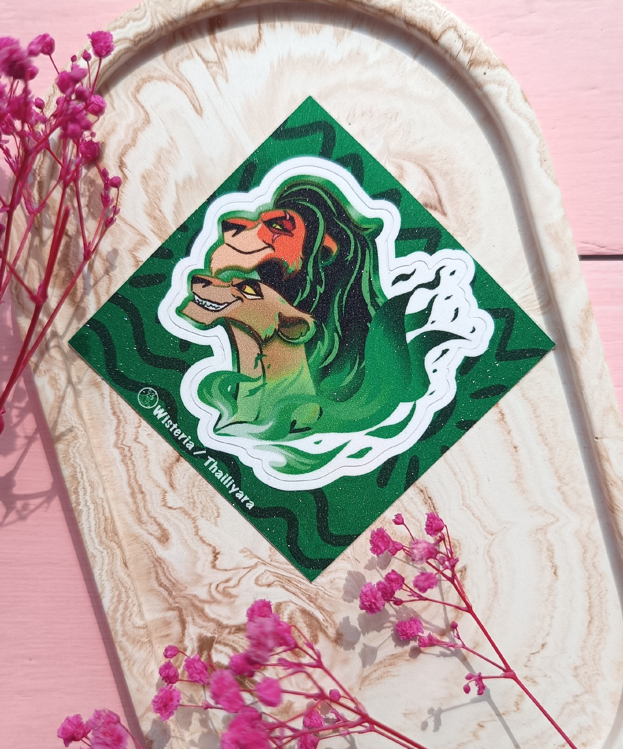 Сахар.стикер "Шрам"