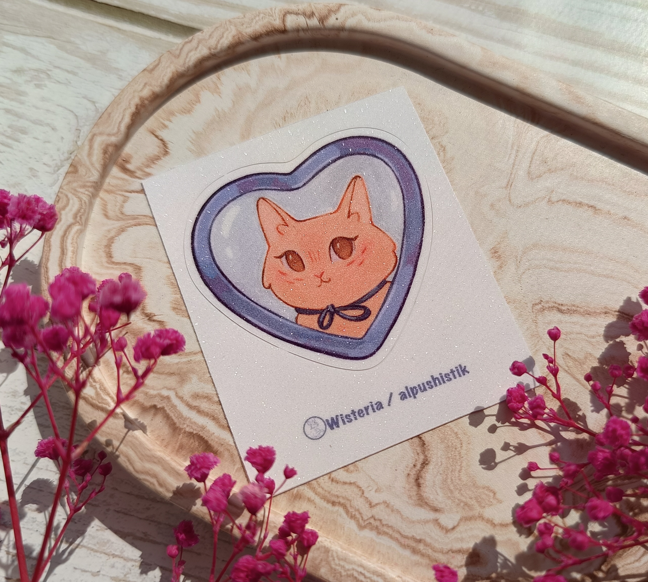 Сахар.стикер "Котик"