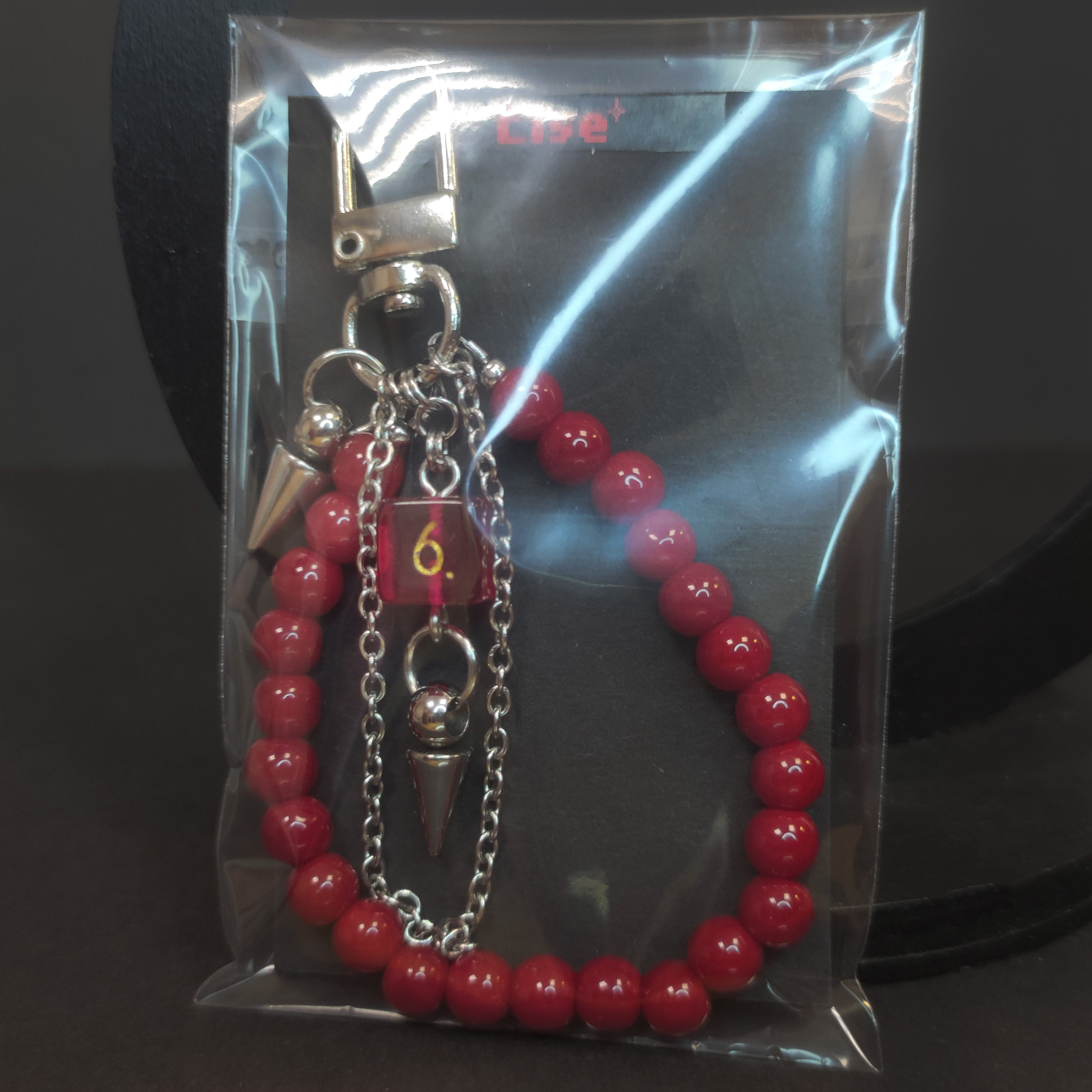 Обвес на сумку dnd "D6" красный