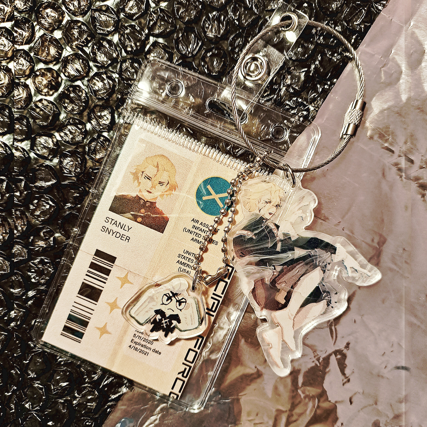 Стенли составной брелочек (Доктор стоун)