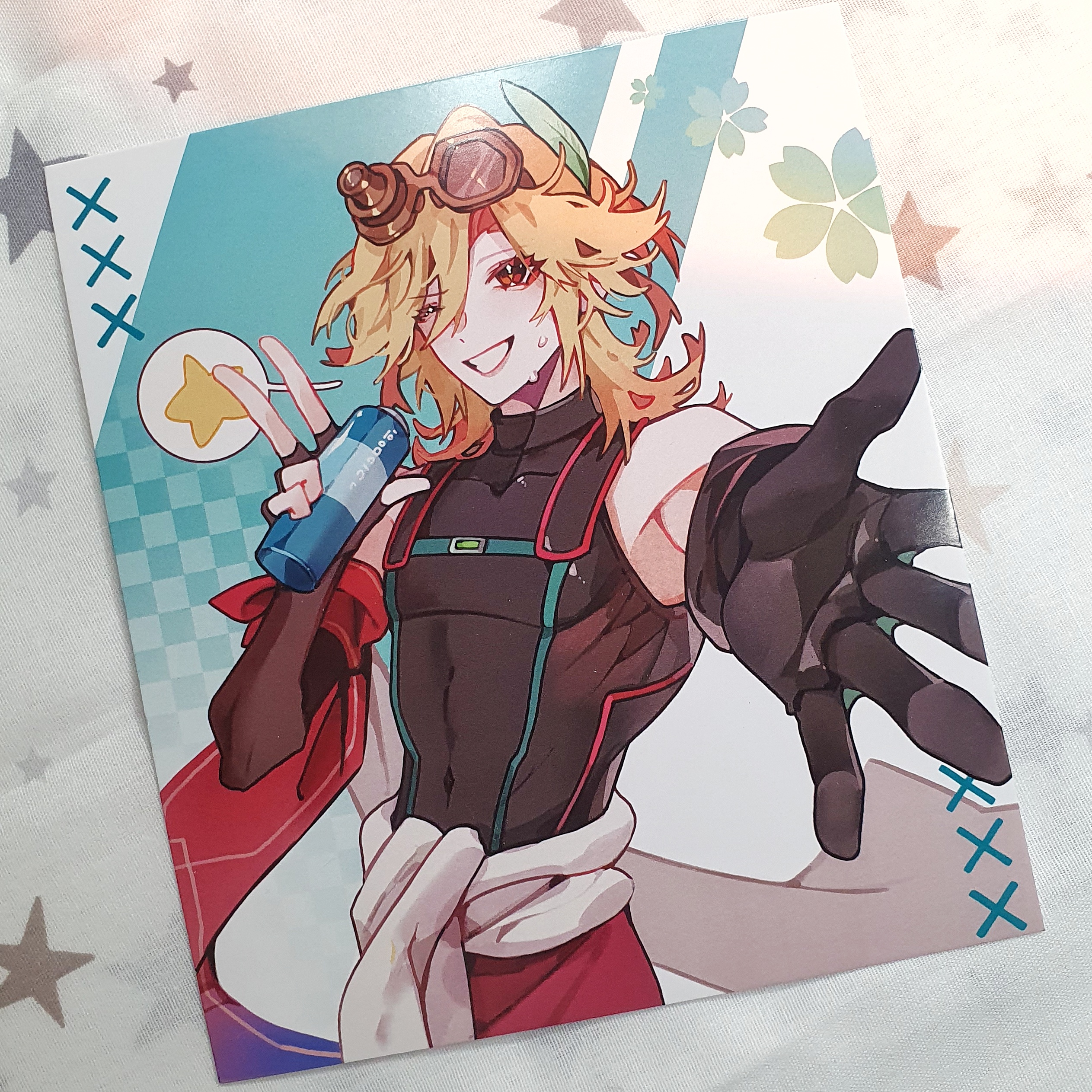 Принт средний, Кавех гонщик