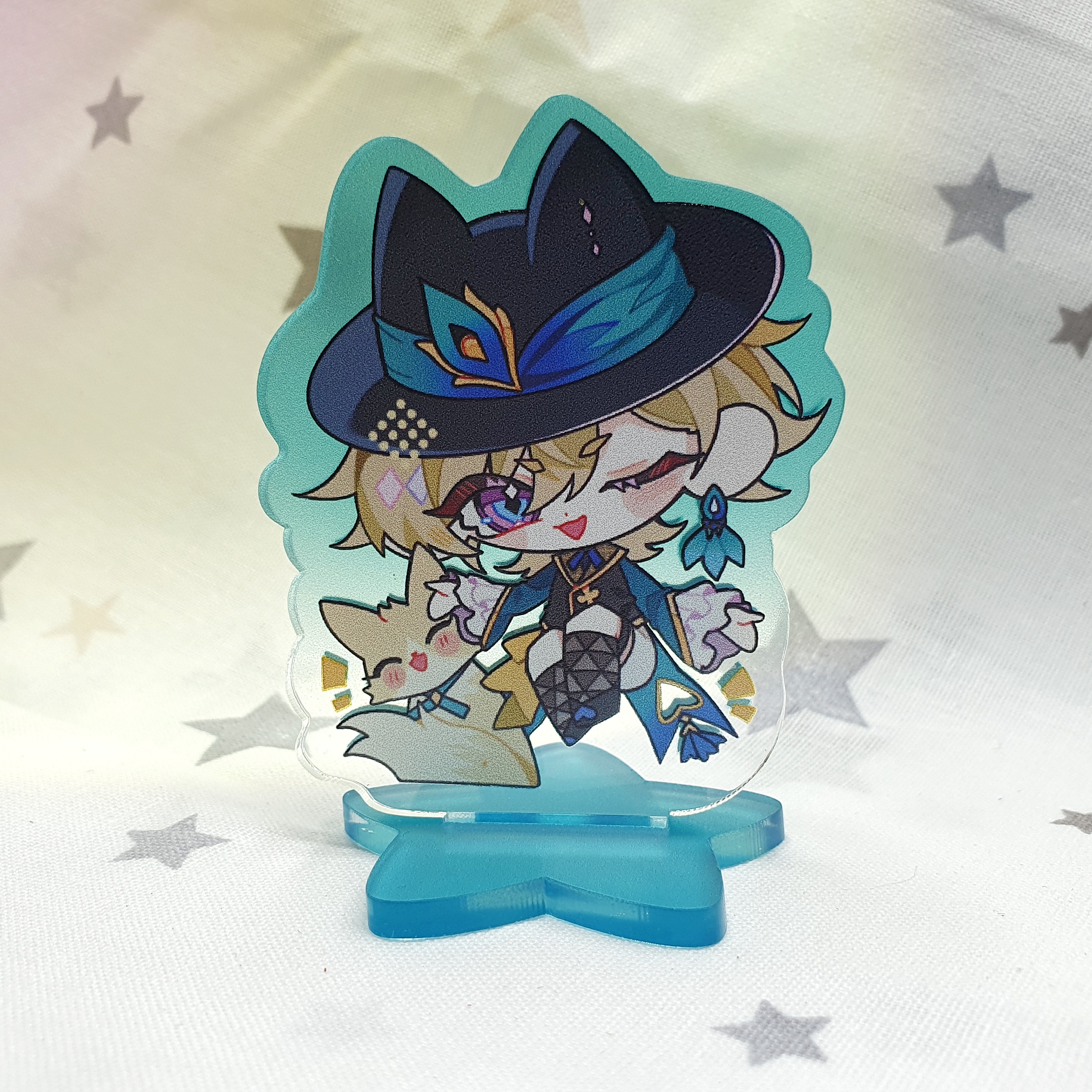 Стенд 6см, Авантюрин в шляпе