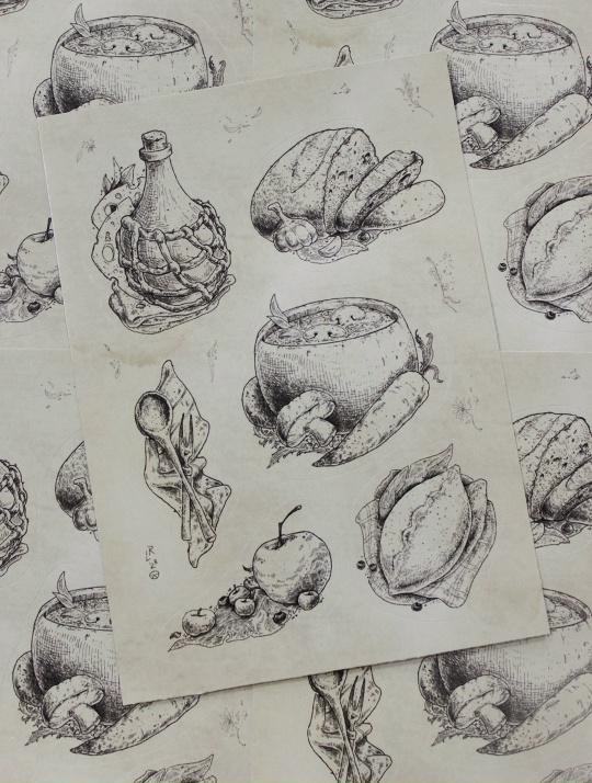 Стикерпак А6 Рэдволл Еда