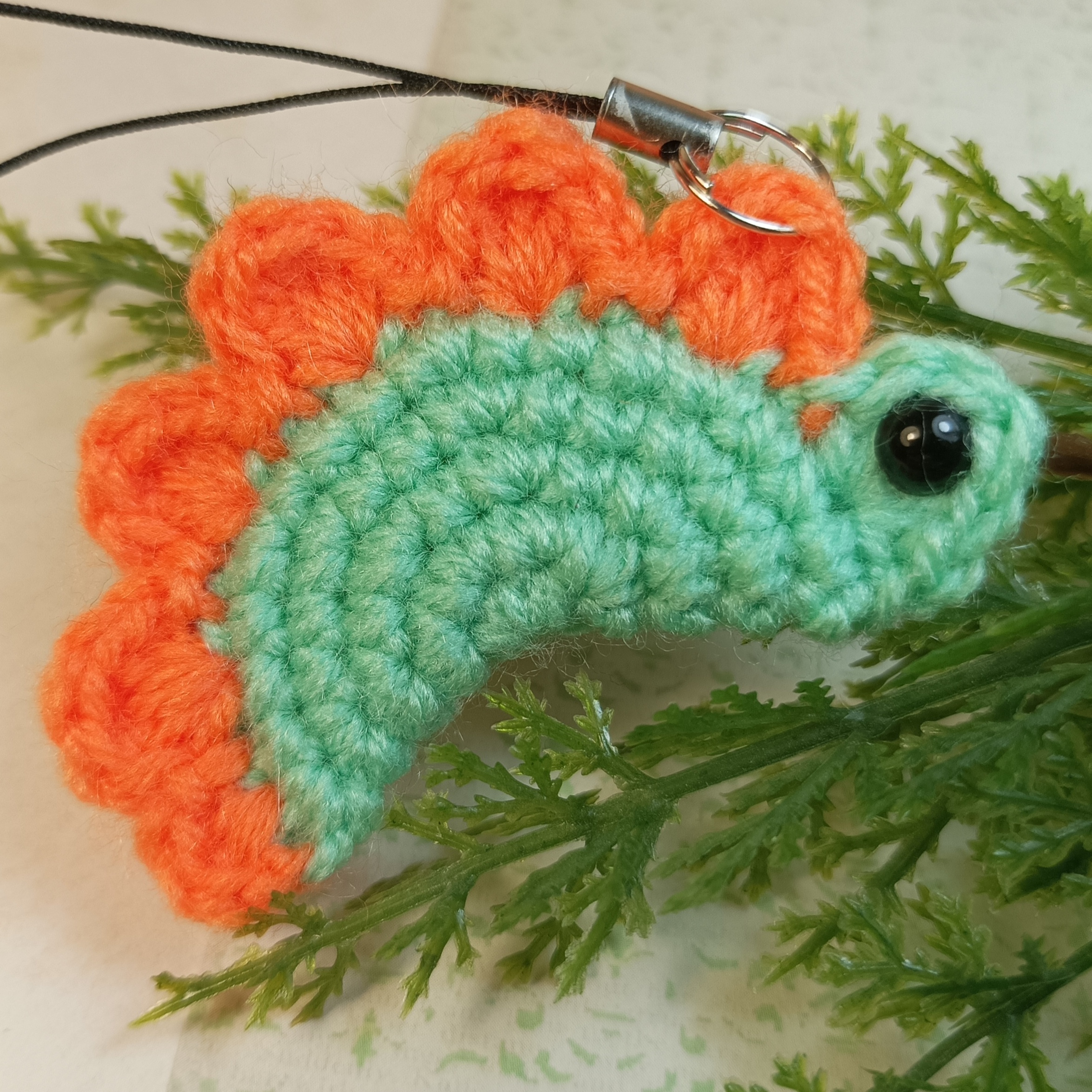 Брелок Динозаврик зелёный