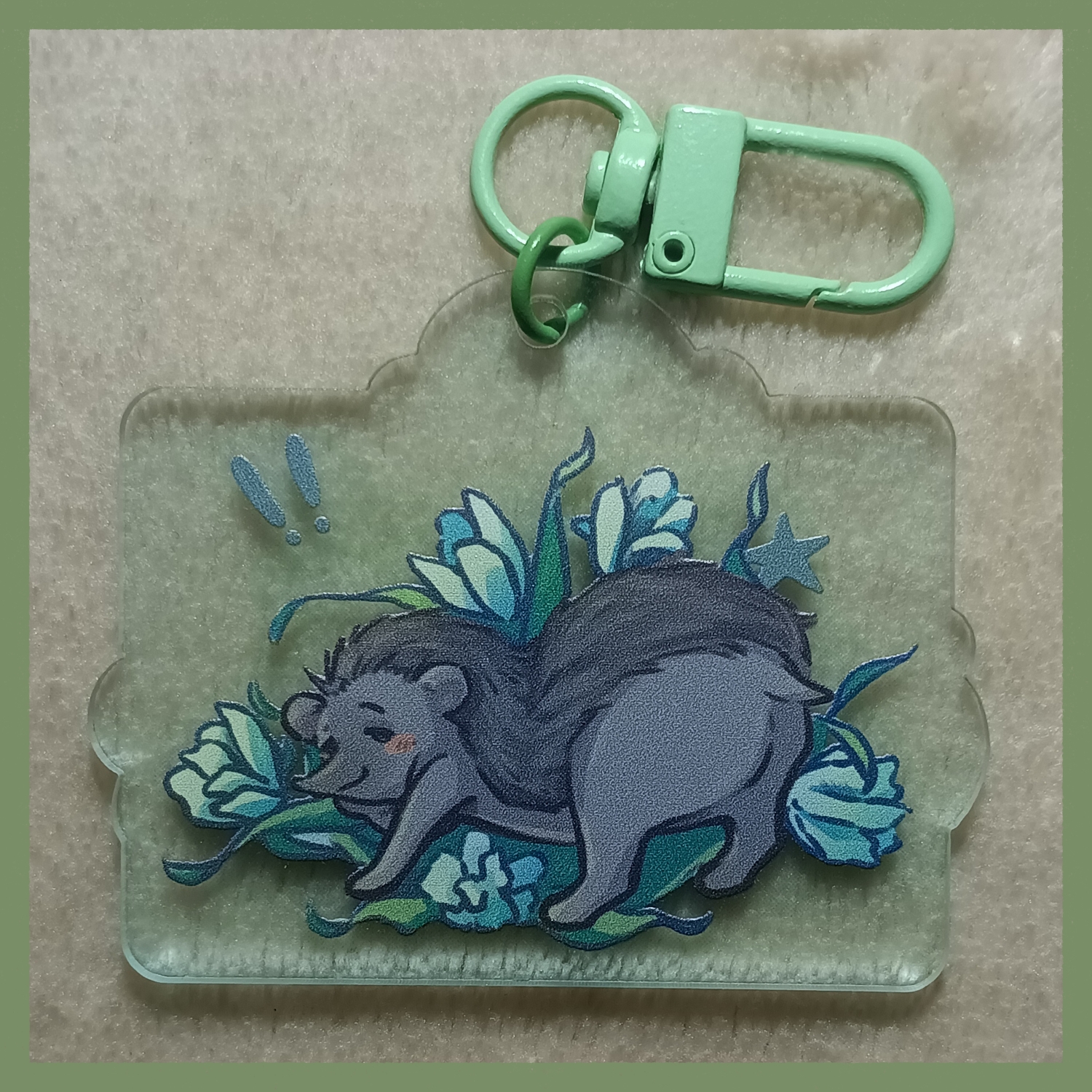 брелок попа ежа