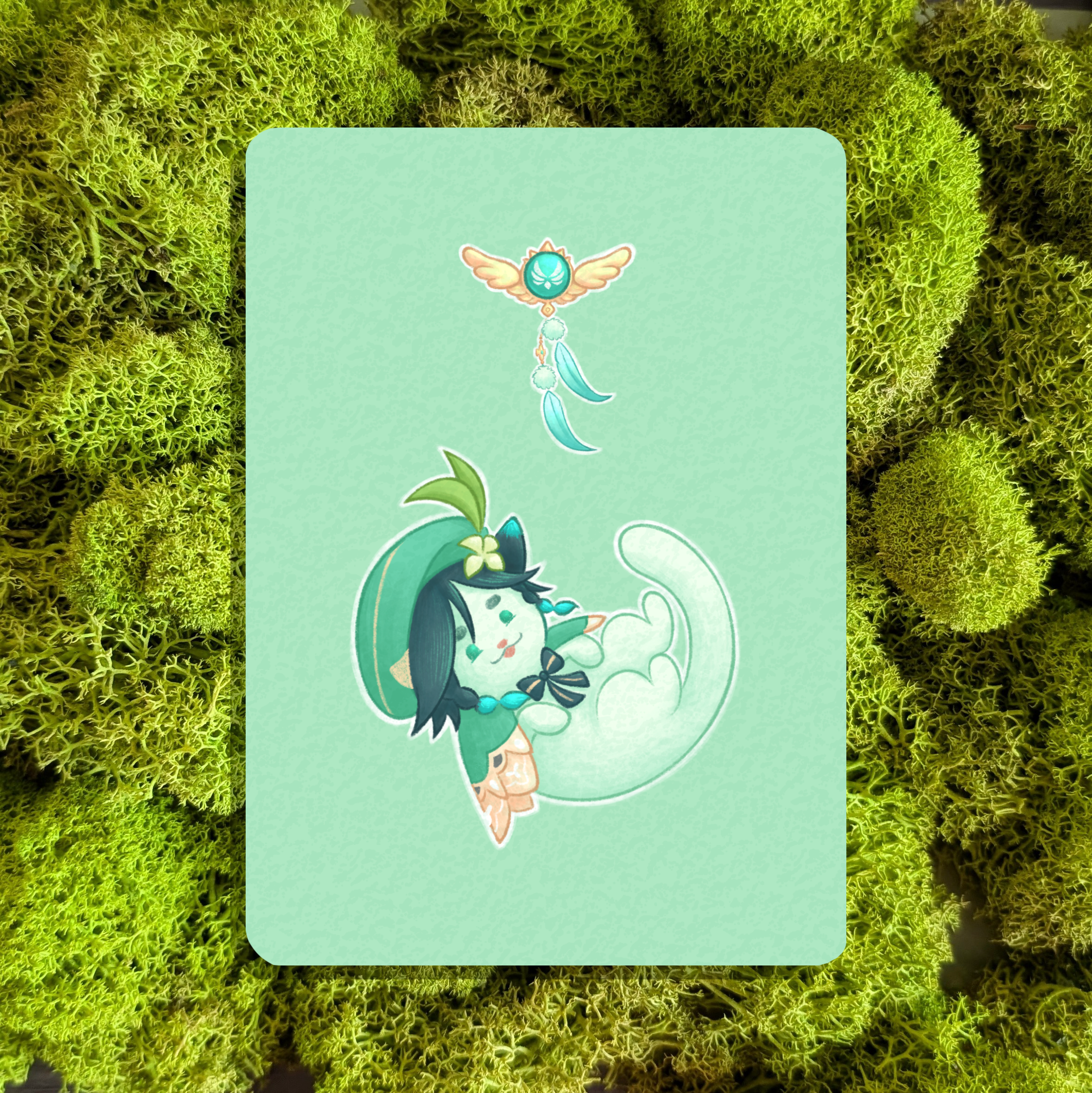 Принт А6 Венти-котик