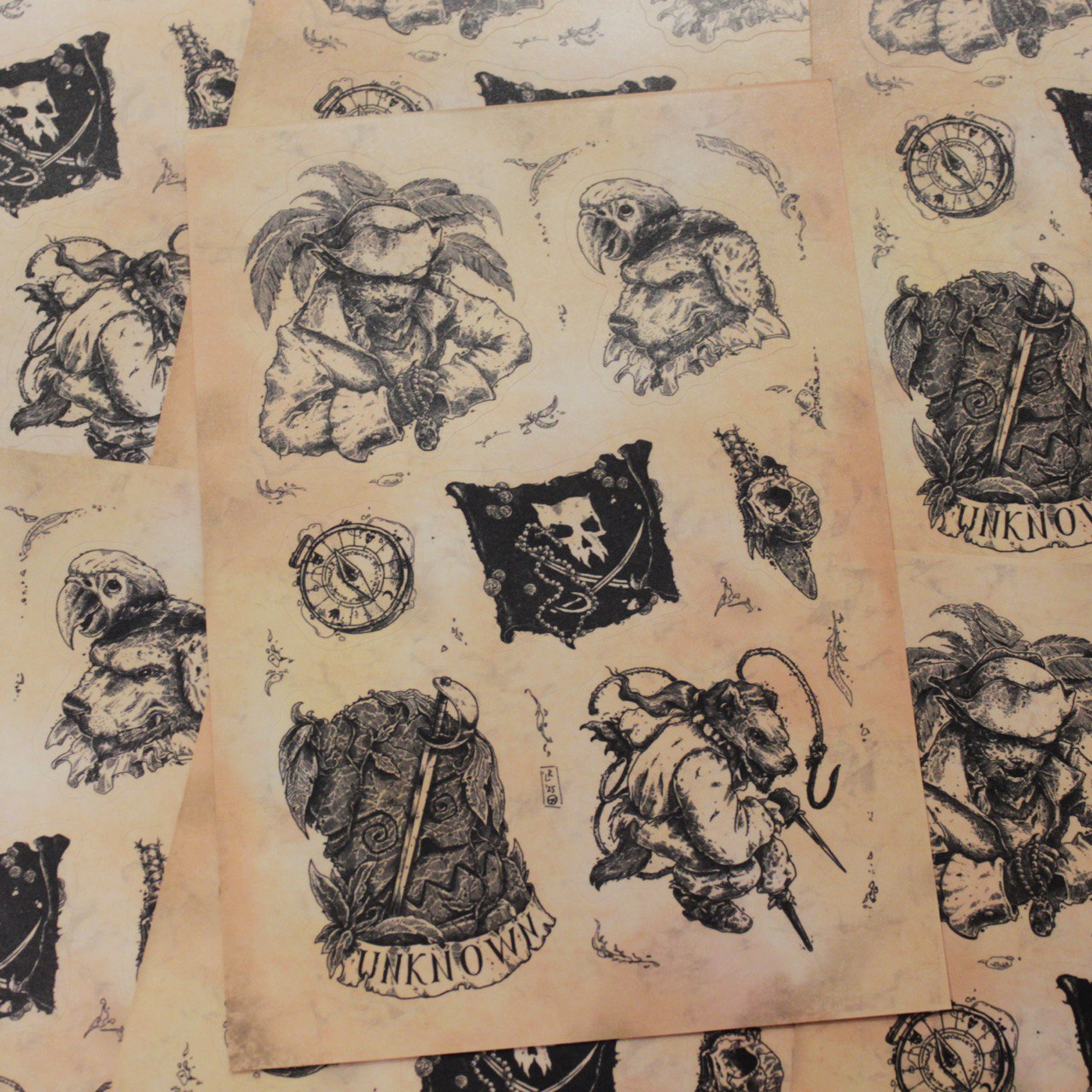 Стикерпак А5 Рэдволл Неизведанное