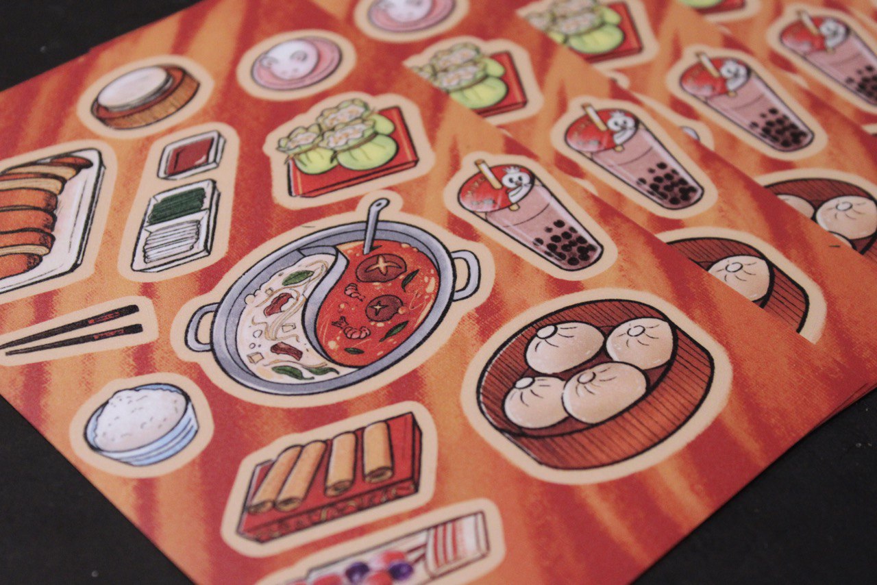 Стикерпак А6 Зочид Хот-Пот