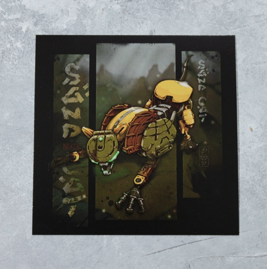 Открытка Кошка квадрат