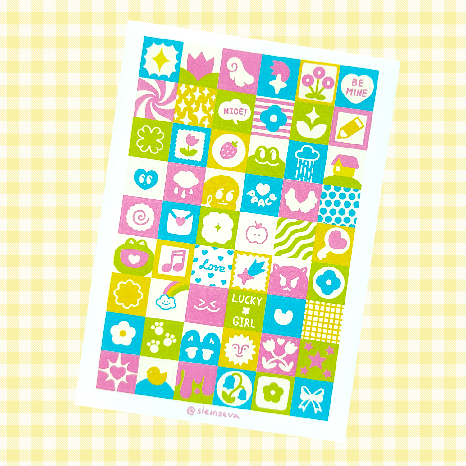 Стикерпак Квадраты