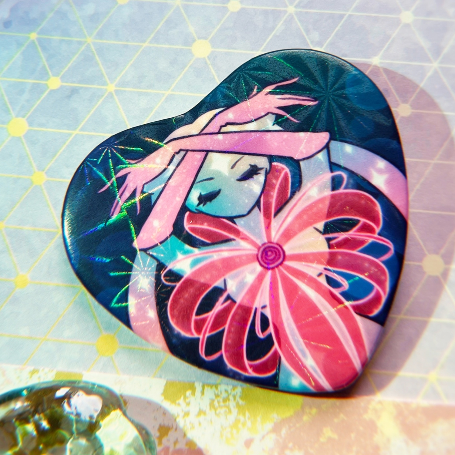 Значок-сердце Превращение