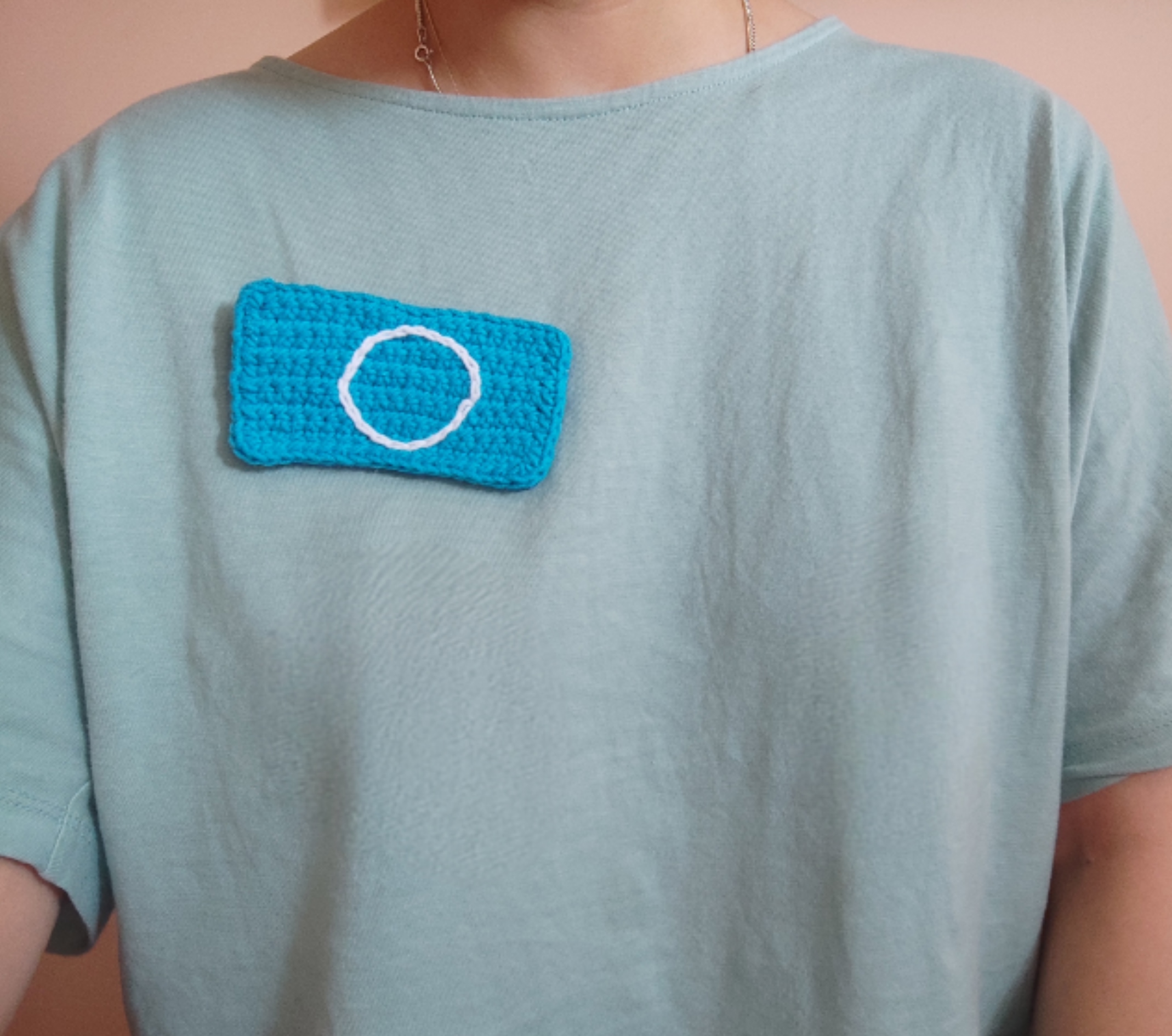 Брошь кружок