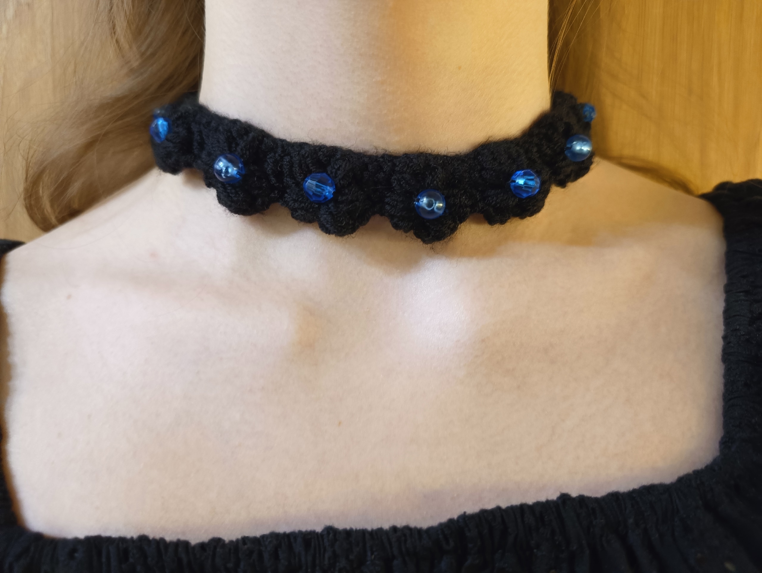 Чокер ночное небо