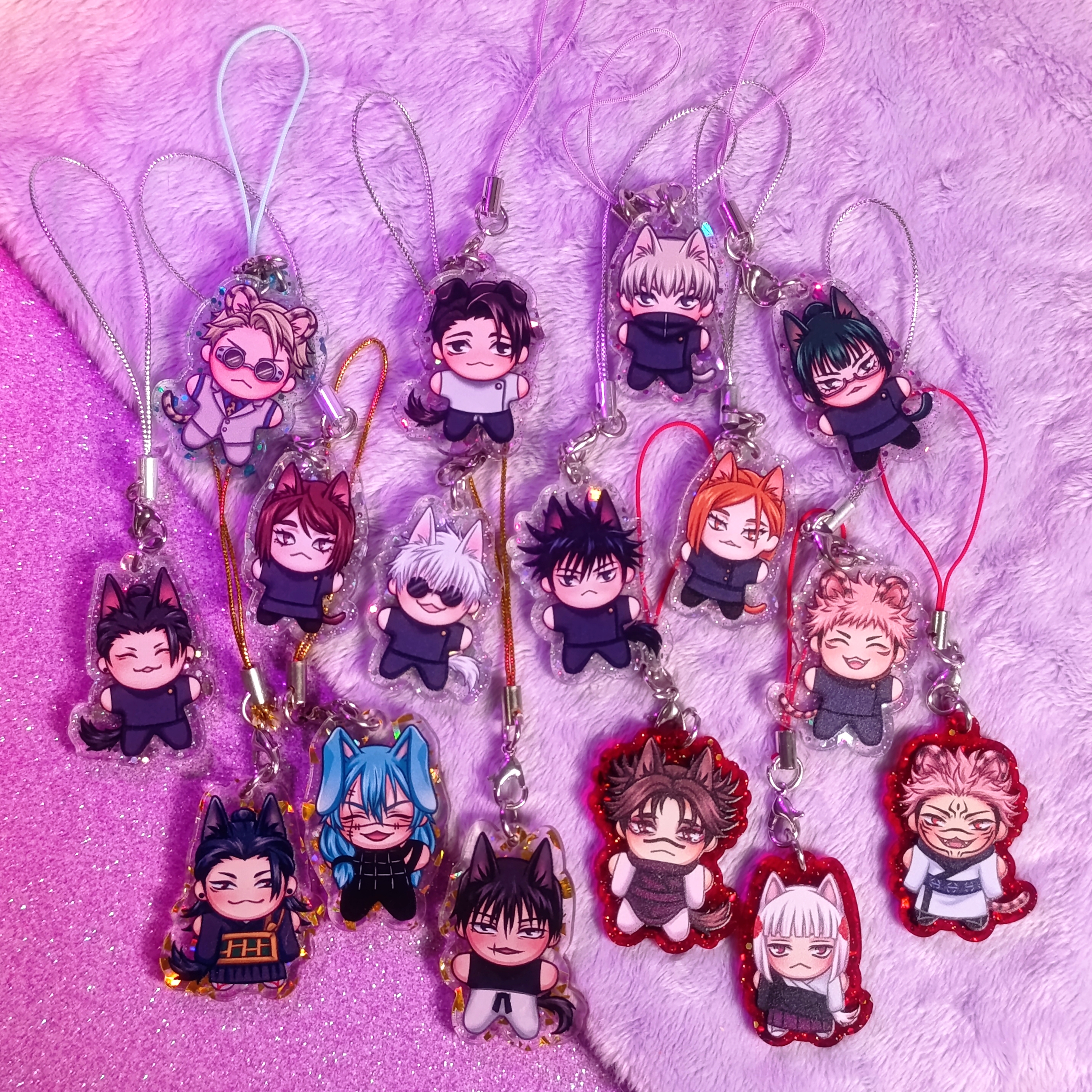 Брелок JJK котячья гача