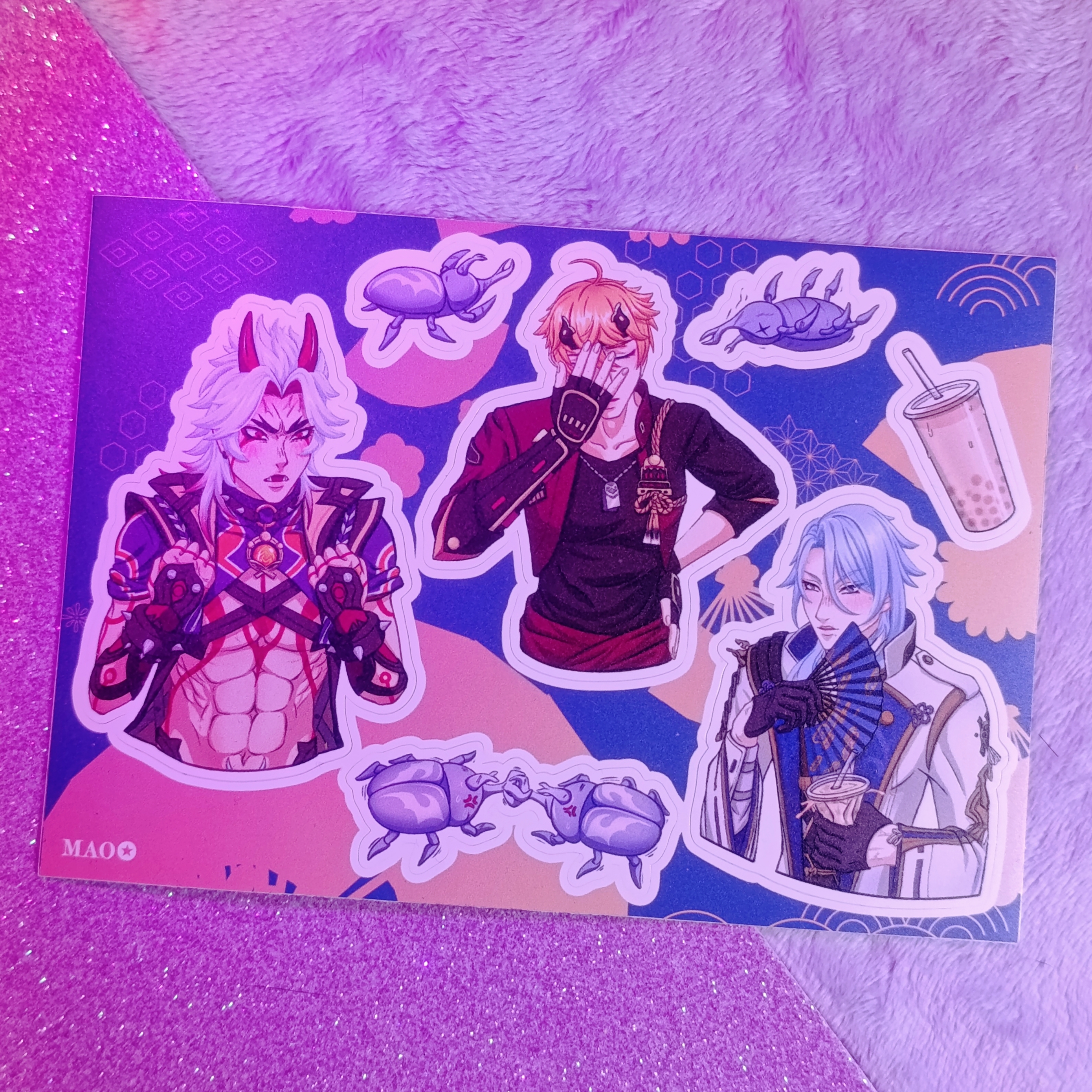 Стикерпак А6 Геншин