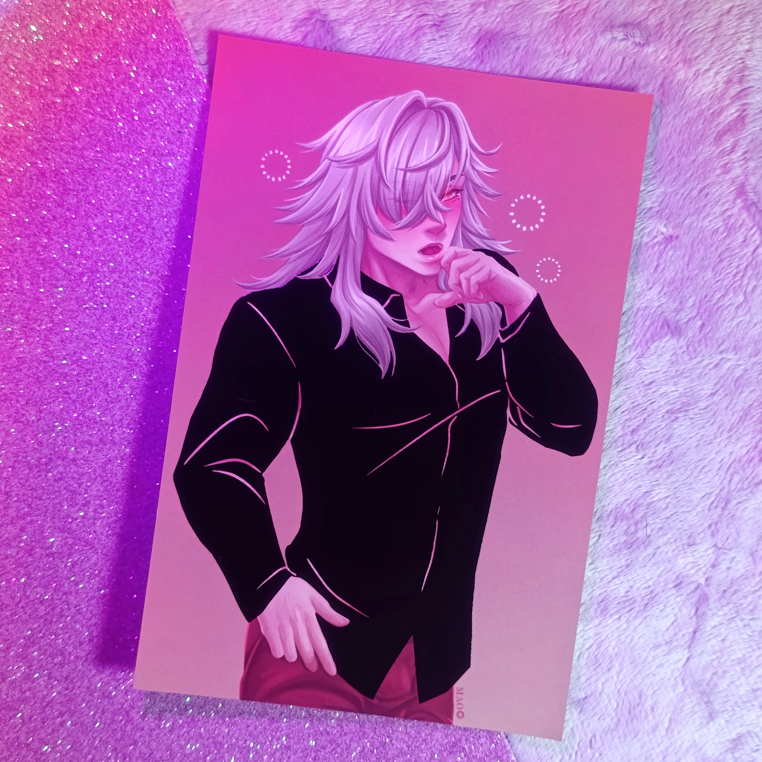 Открытка А6 термо Цзин Юань