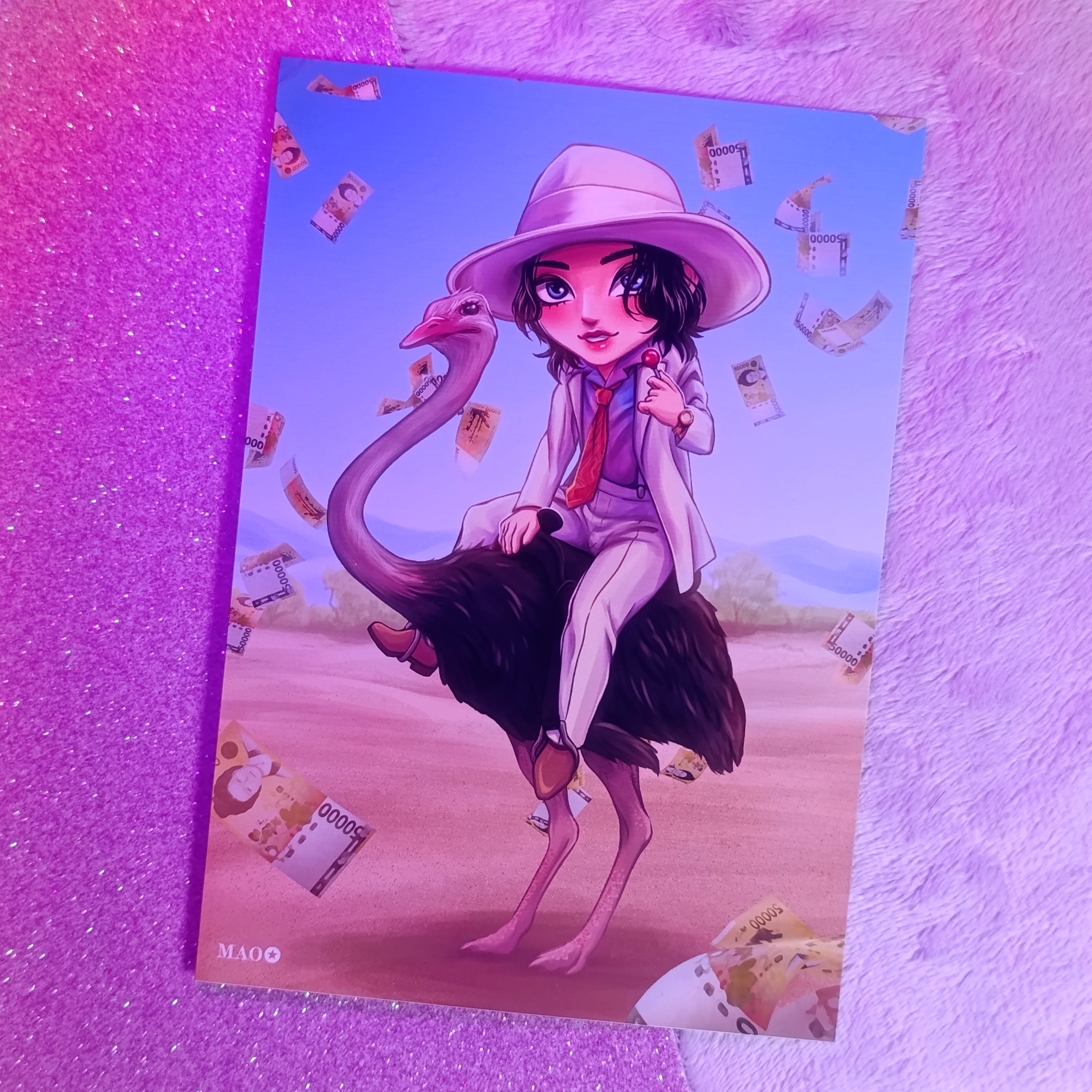 Открытка А6 Сонхва ворк