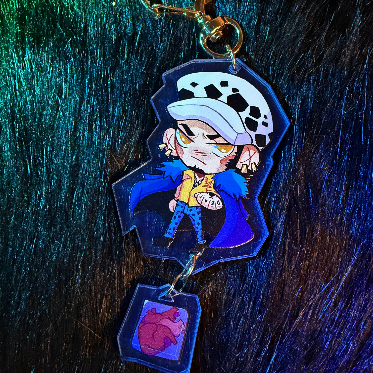 Брелок составной "Ло и сердце"