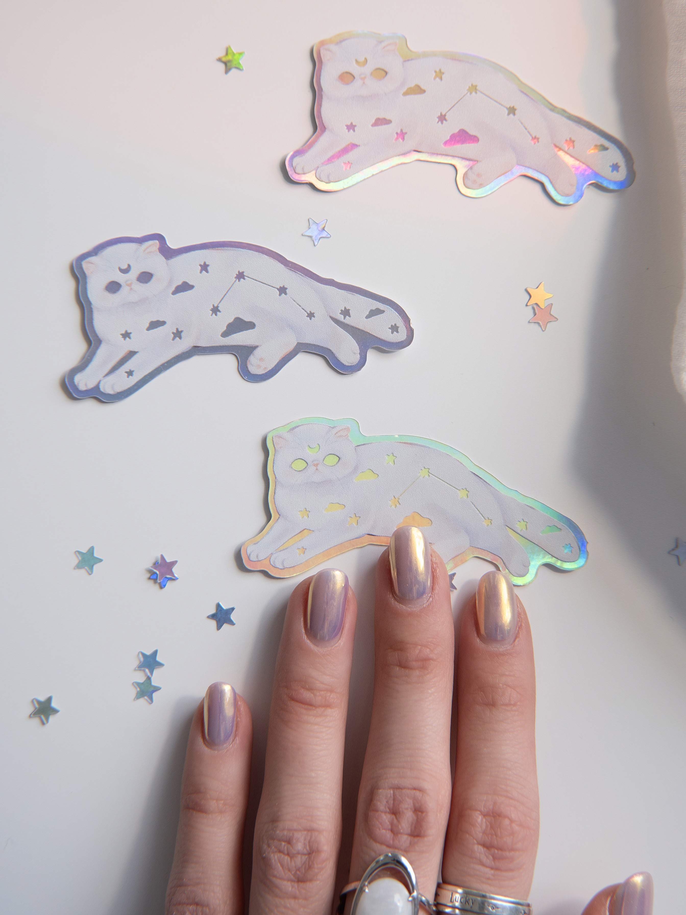 Соло-стикер "Белое небо"