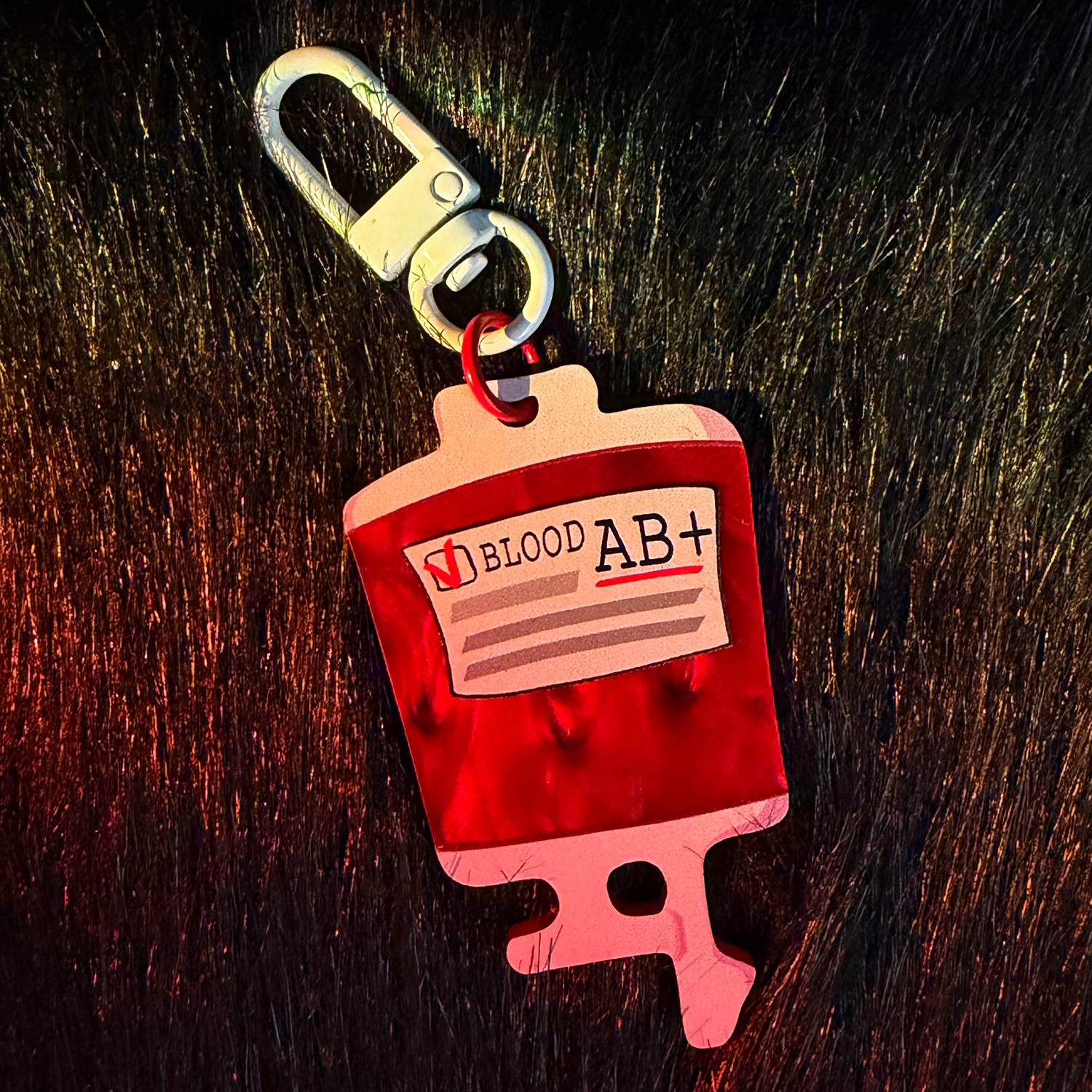 Брелок 6см "Кровь"