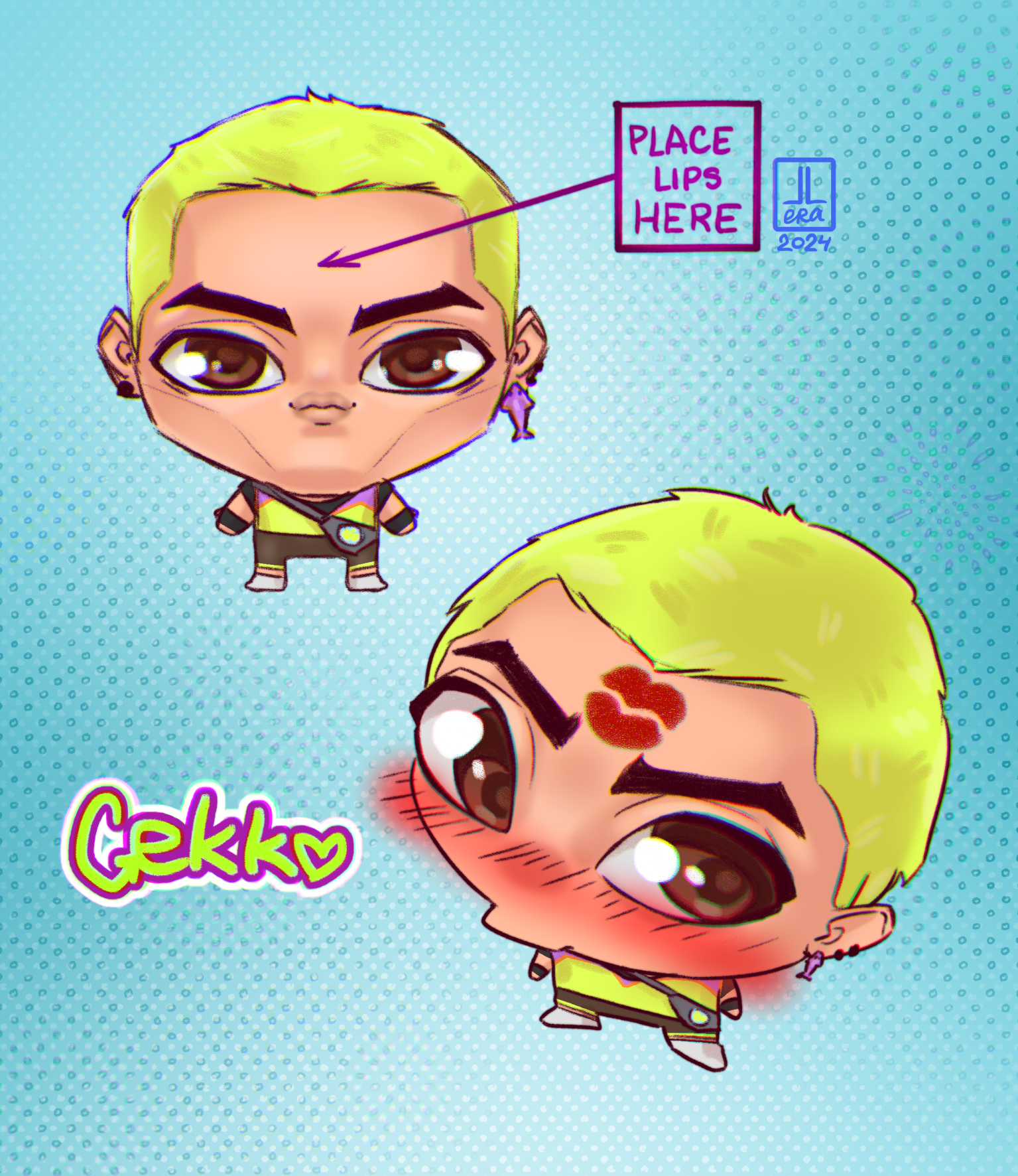 Принт Valorant (Смол Гекко)