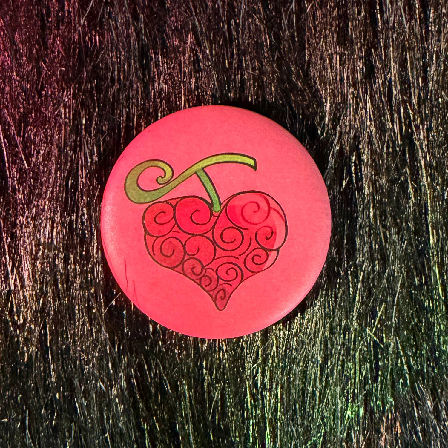 Значок 25мм "фруктик Ло"