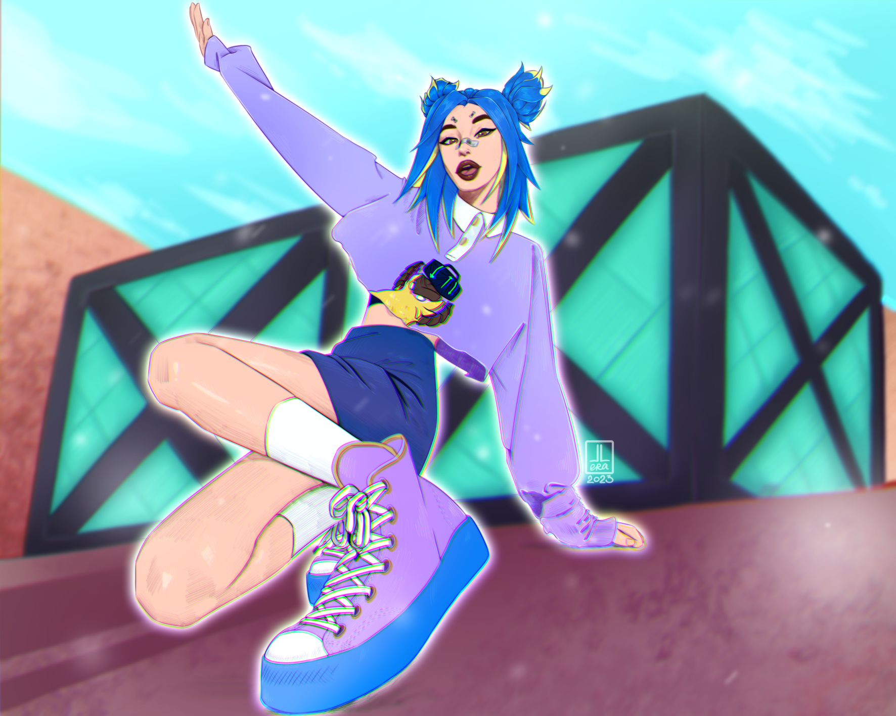 Принт Valorant (Неон в пленту)