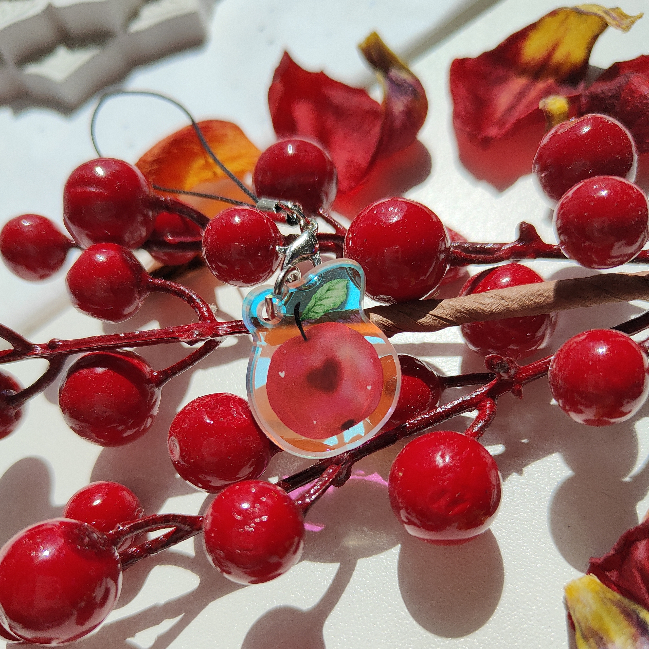 Брелок "яблоко"