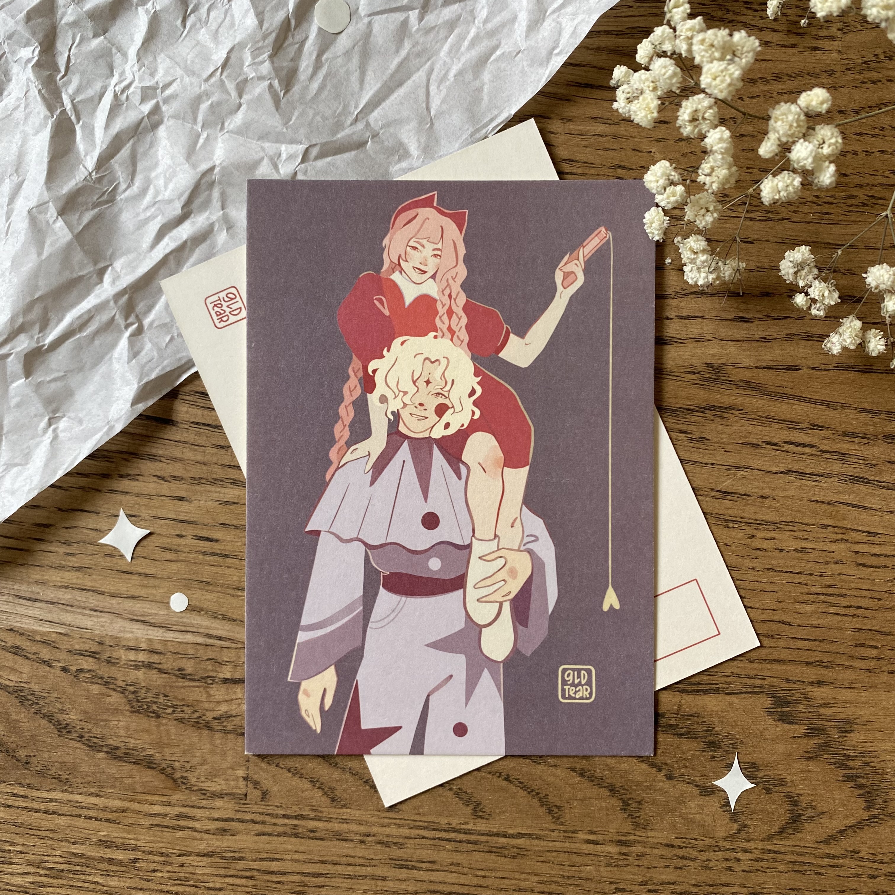 Открытка А6 "Пашенька и Кайра"