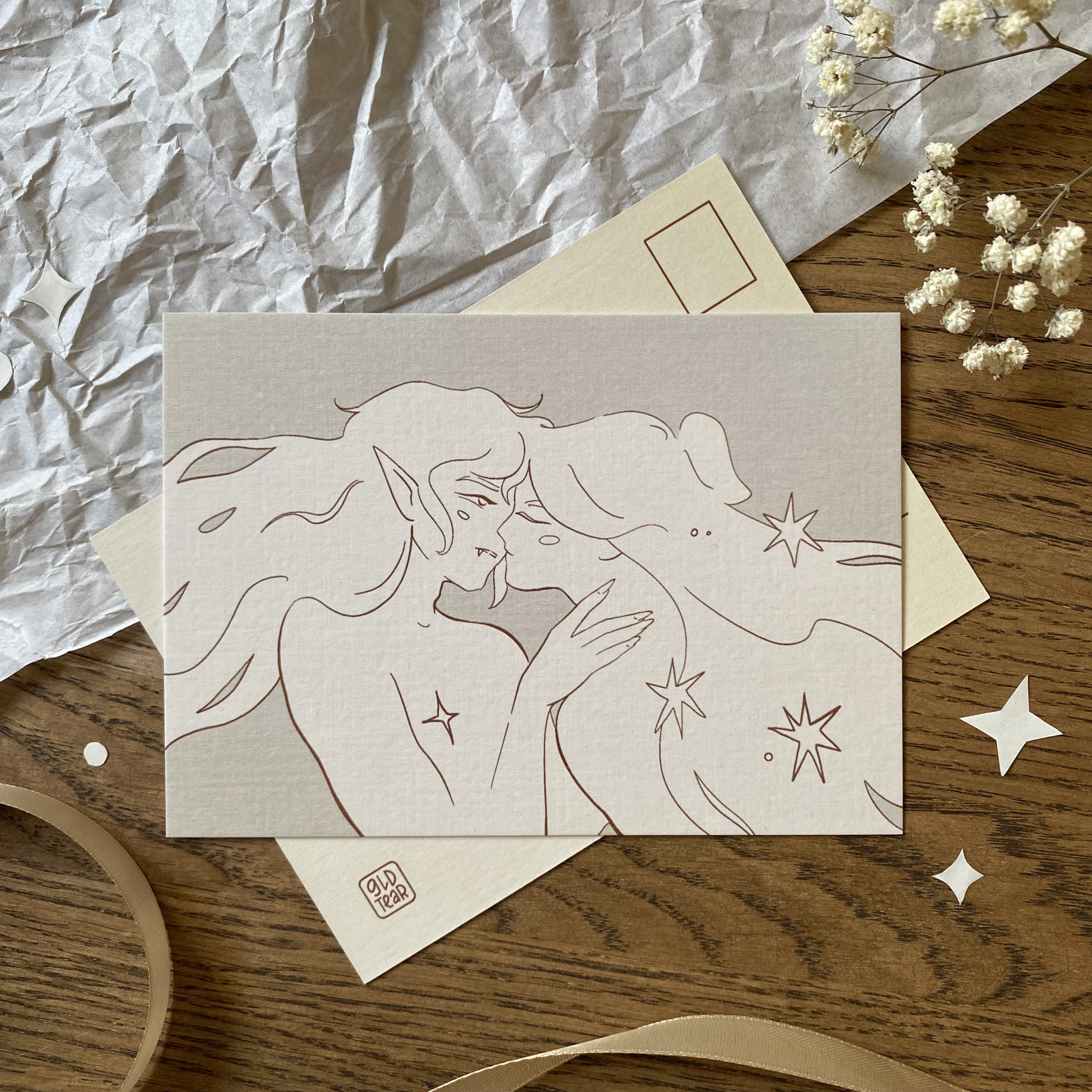 Открытка А6 "Нежность"