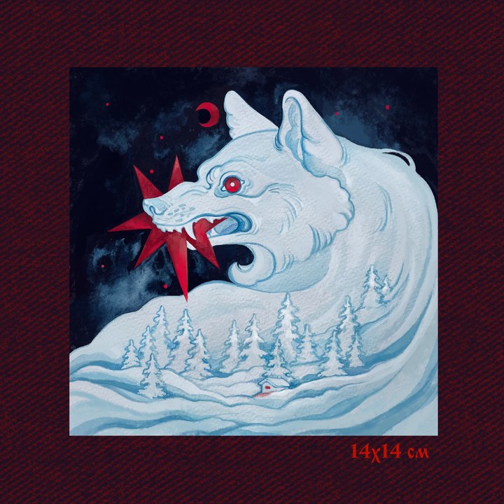 принт зима мини