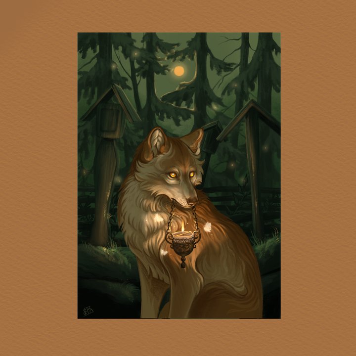 принт "погост"